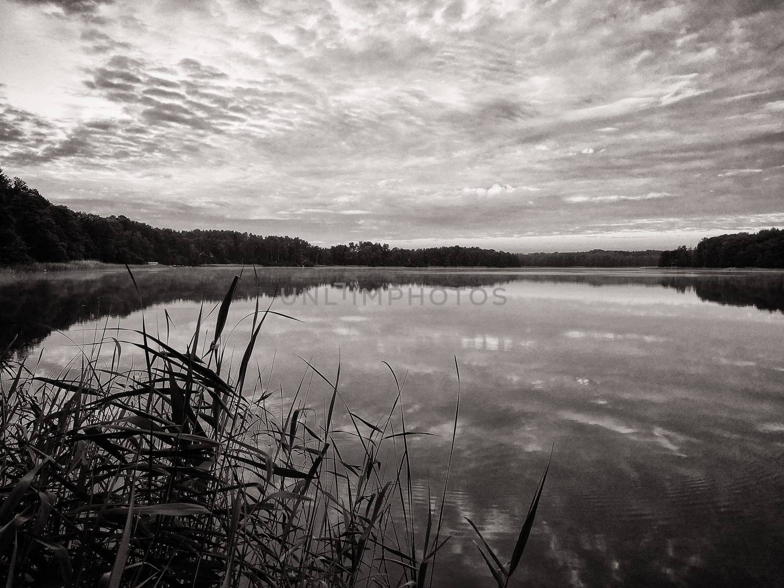 Dawn at Lübbesee near Templin, Brandenburg, Germany