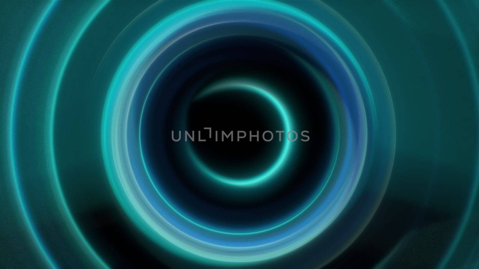 Radial neon lines. Computer generated 3d render