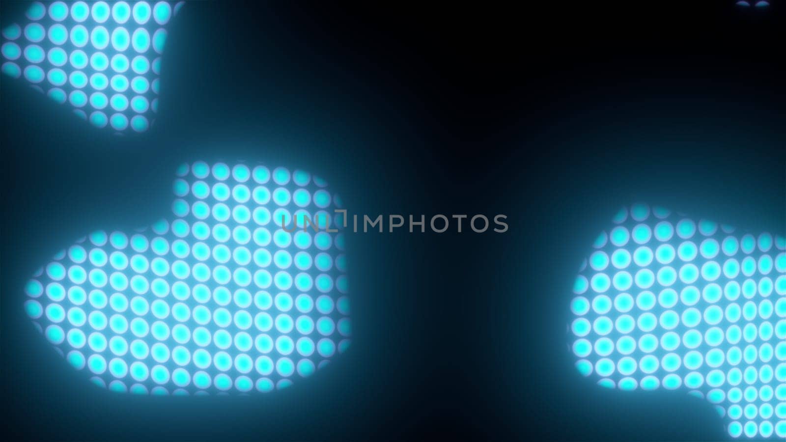 Digital dots. Computer generated 3d render