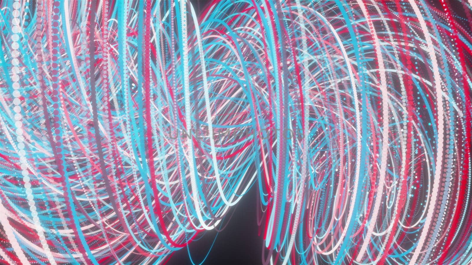 Rotation lines. Computer generated 3d render