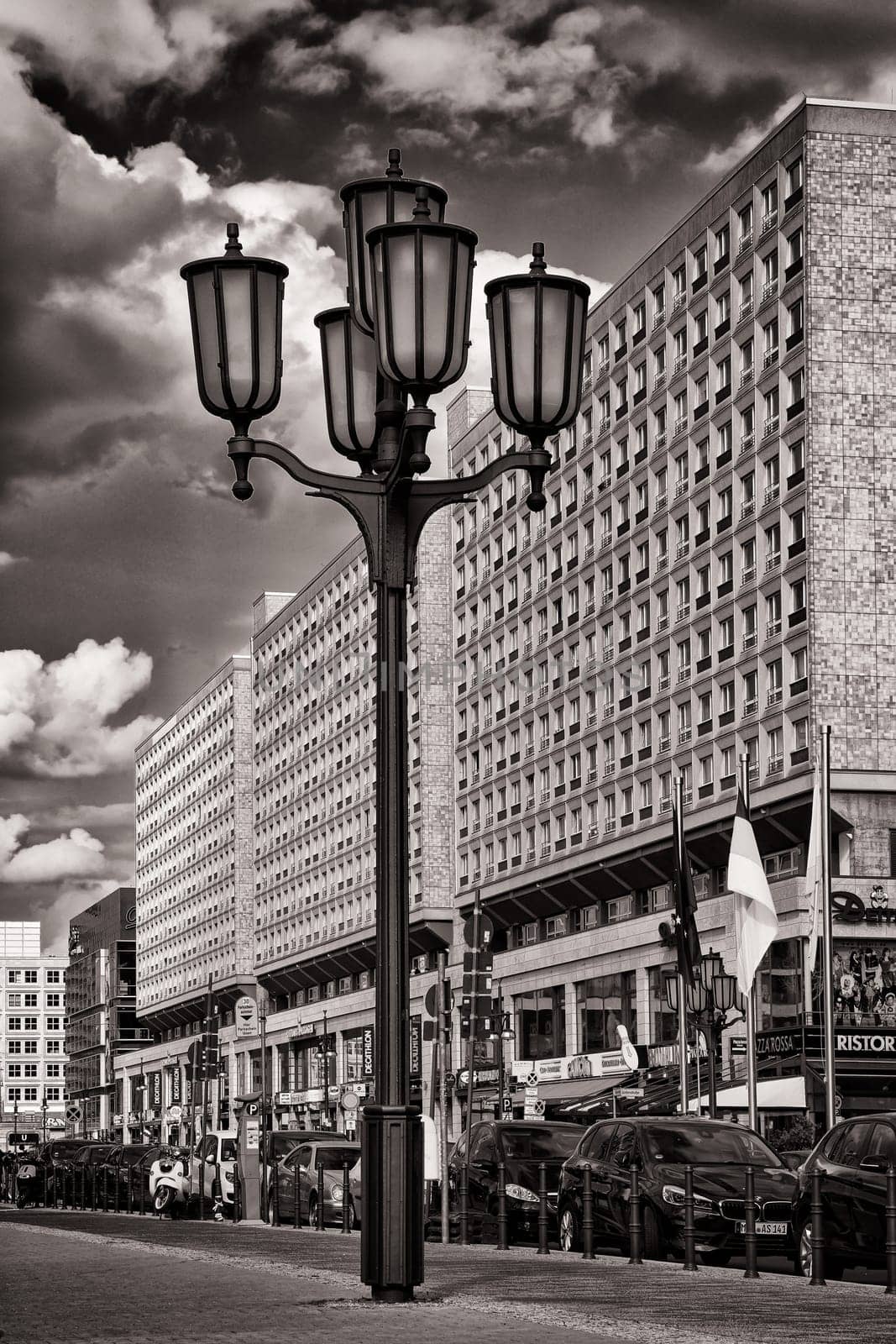 Shopping arcade on Rathausstrasse in Berlin-Mitte, Germany
