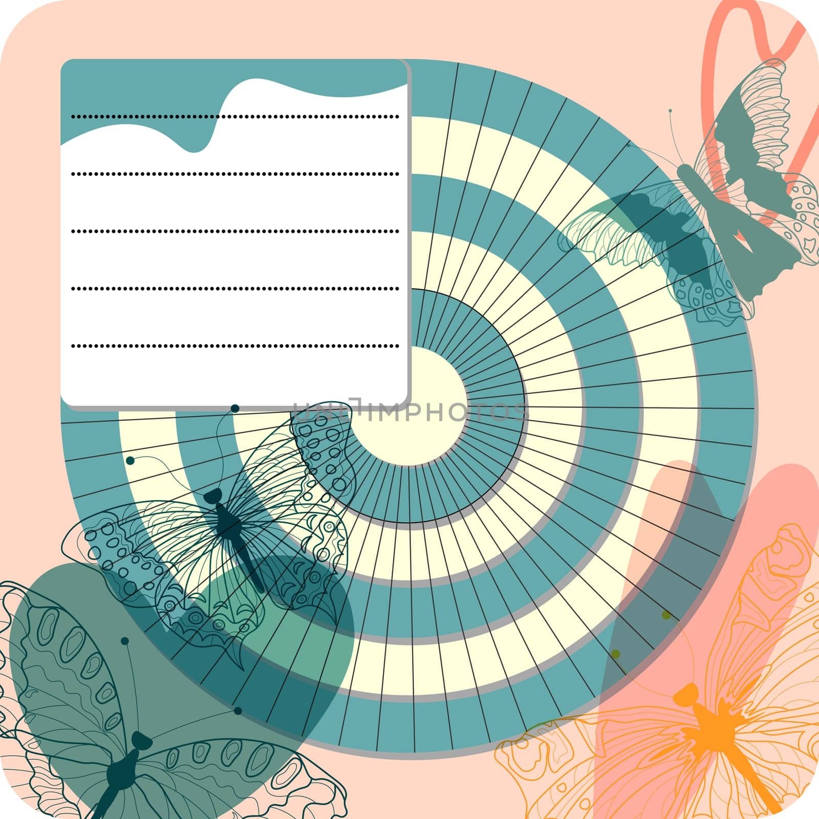Template for agenda, schedule, planners, checklists, bullet journal, notebook and other stationery.