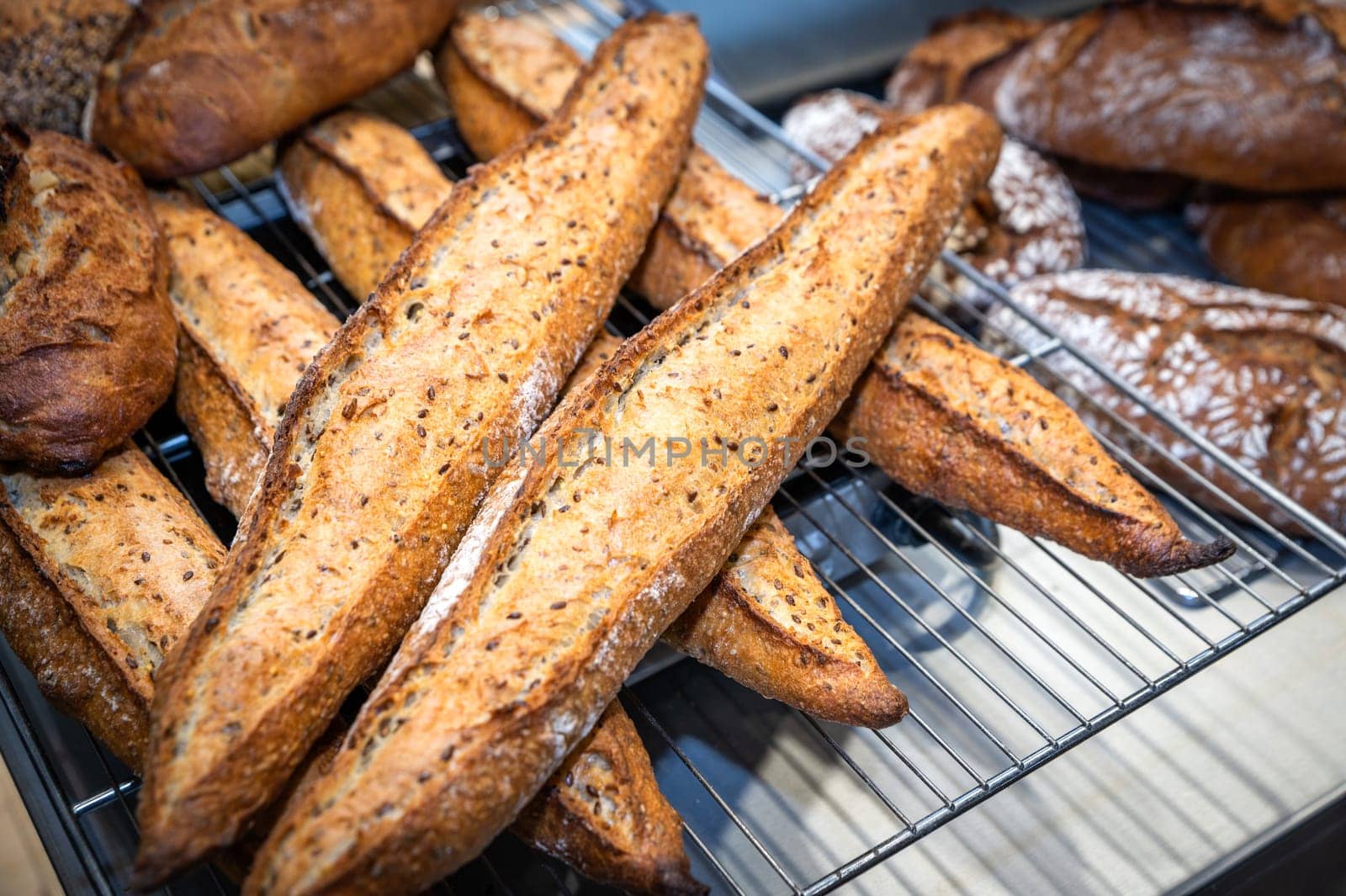 Tasted and fresh beautiful bread named french baguette