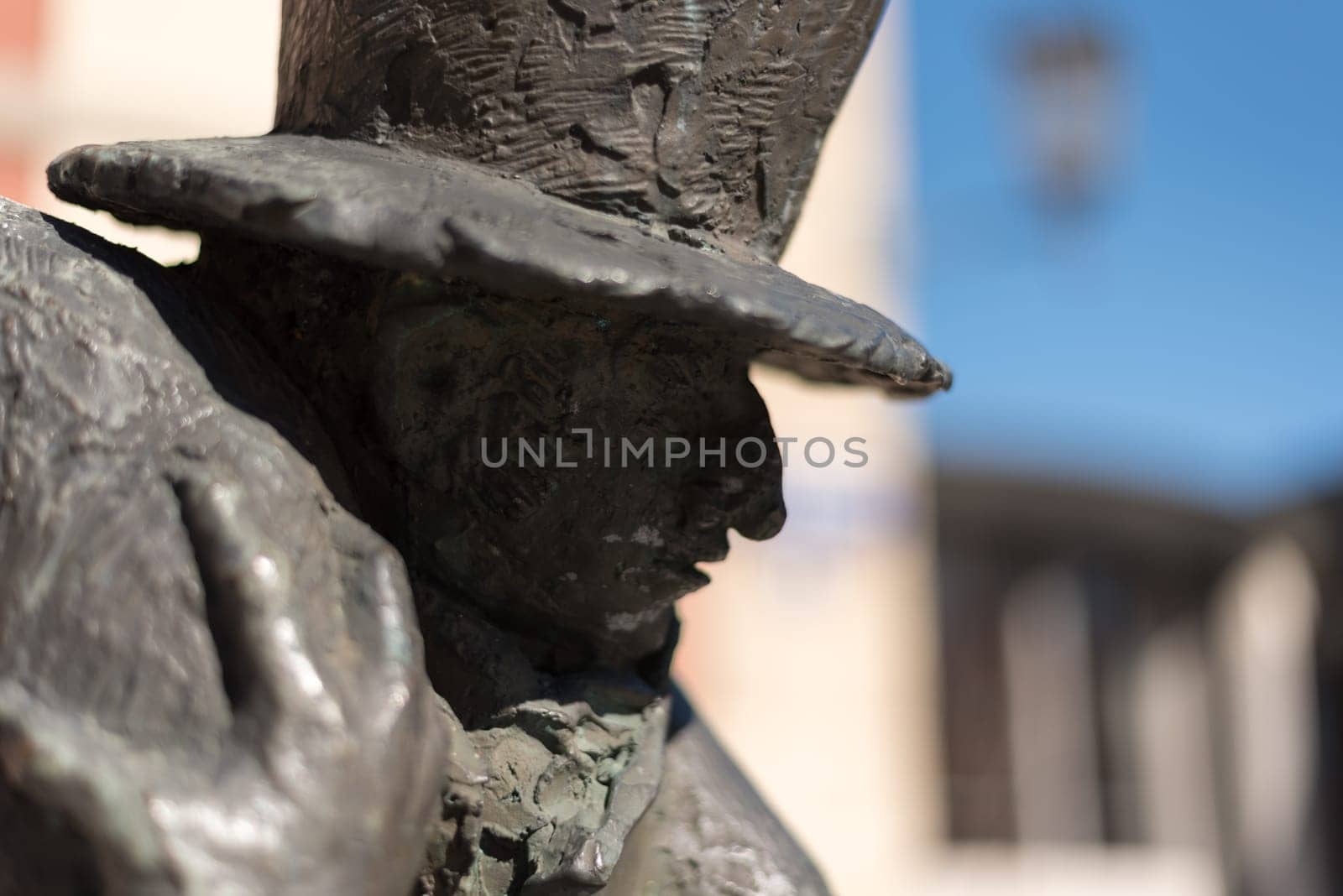 Statue of E.T.A. Hoffmann in downtown Bamberg, Germany
