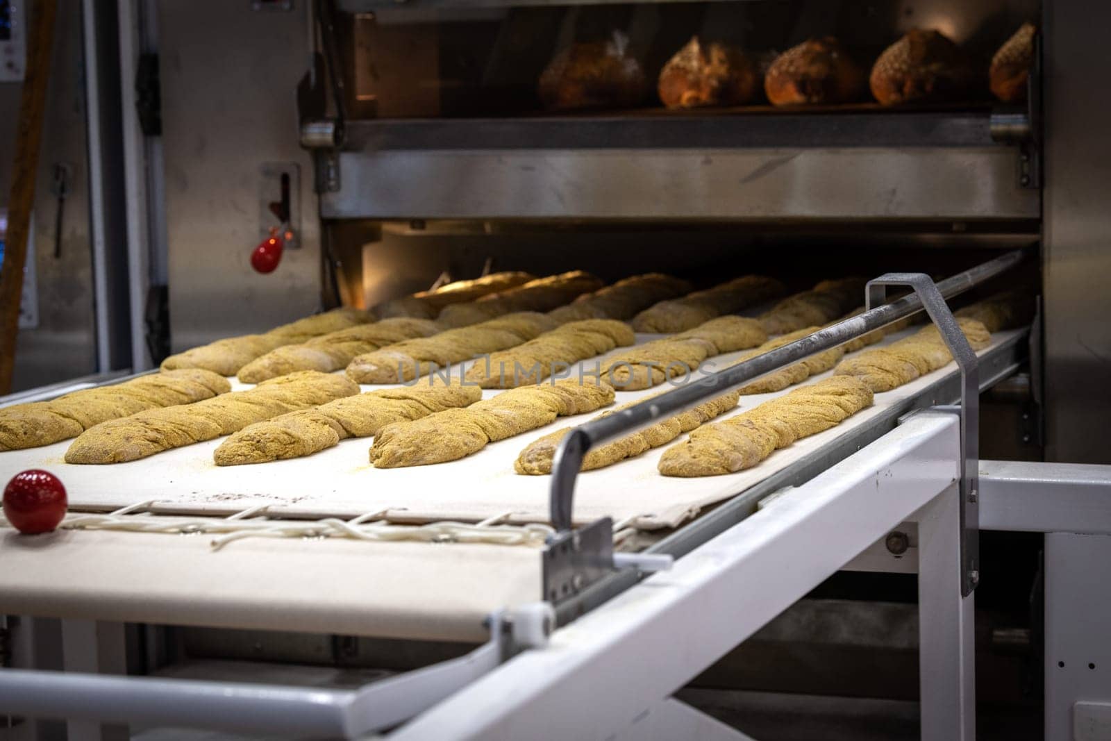 Tasted and fresh beautiful bread named french baguette ready to be cooked