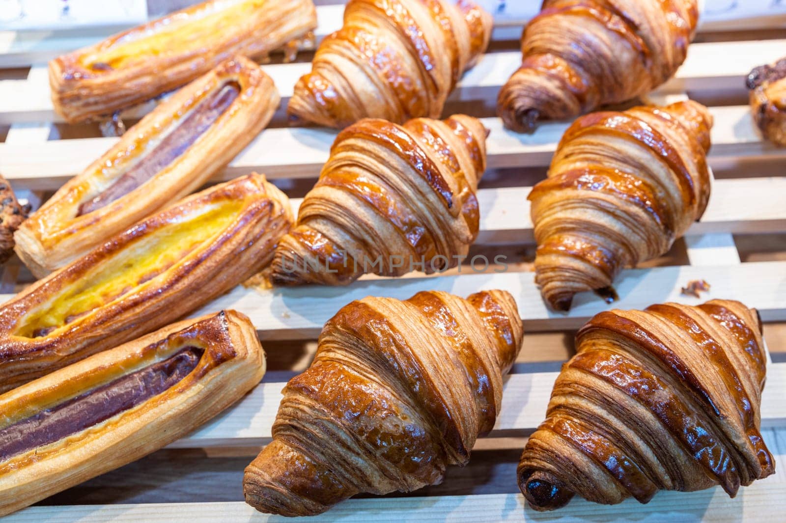 Famous french pastery named chocolatine or chocolate bread