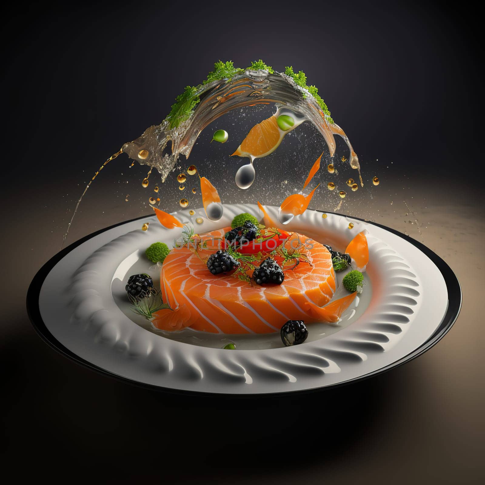 This painting captures the vibrant colors and rich flavors of Benin's most popular dish, Kondima. The image is generated with the use of an AI.