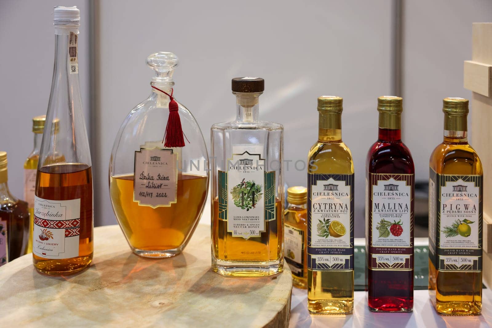 Cracow, Poland - November 17, 2022: International Wine Trade Fair ENOEXPO in Cracow. Producers of wine from all around the world meet the importers distributors and representatives.
