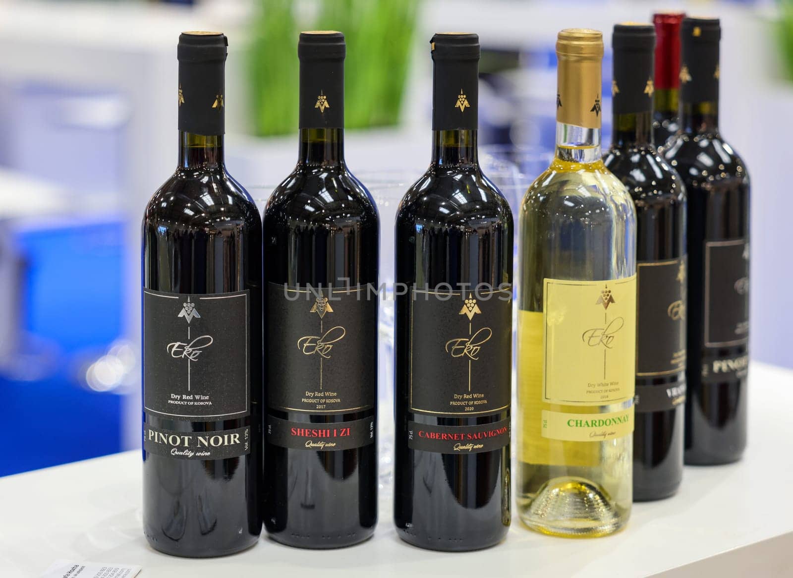 Cracow, Poland - November 17, 2022: International Wine Trade Fair ENOEXPO in Cracow. Producers of wine from all around the world meet the importers distributors and representatives.