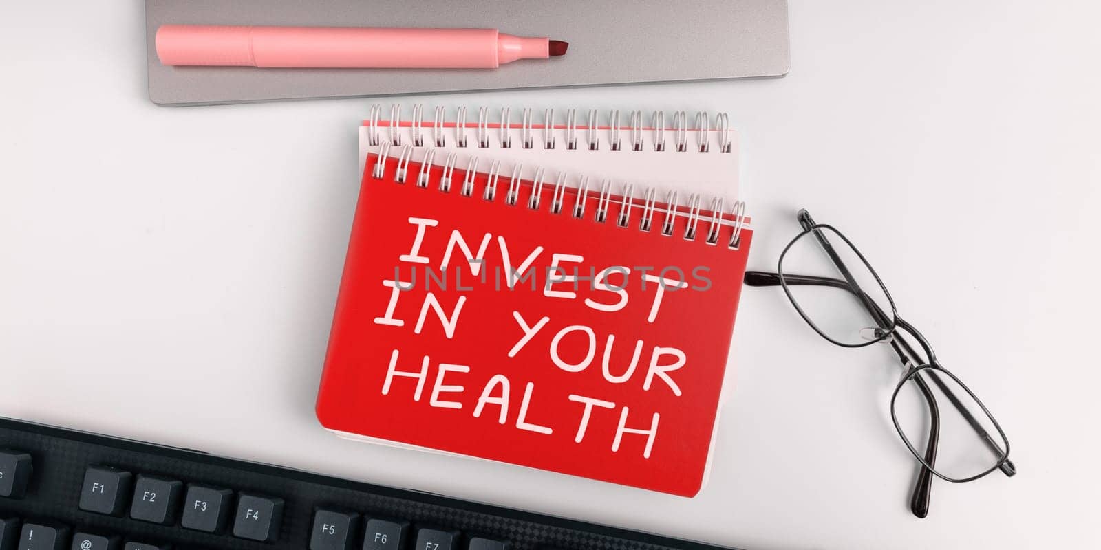 Writing displaying text Invest In Your Health, Concept meaning Live a Healthy Lifestyle Quality Food for Wellness