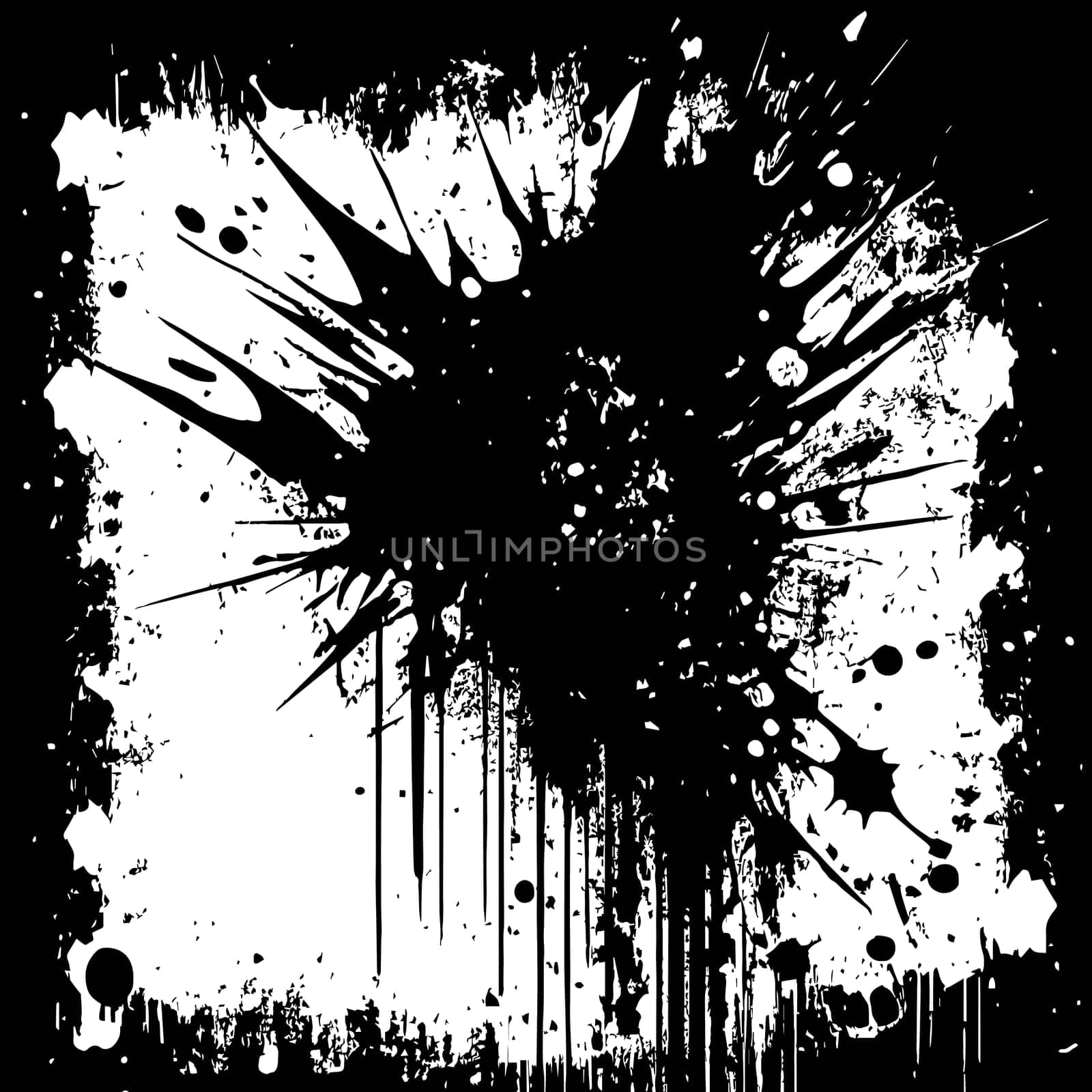 Abstract texture background black white grunge - Vector illustration
