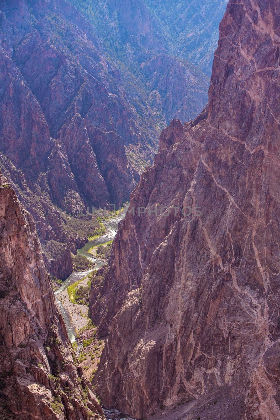 Black Canyon National Park in Gunnison, Colorado. Gunnison River.