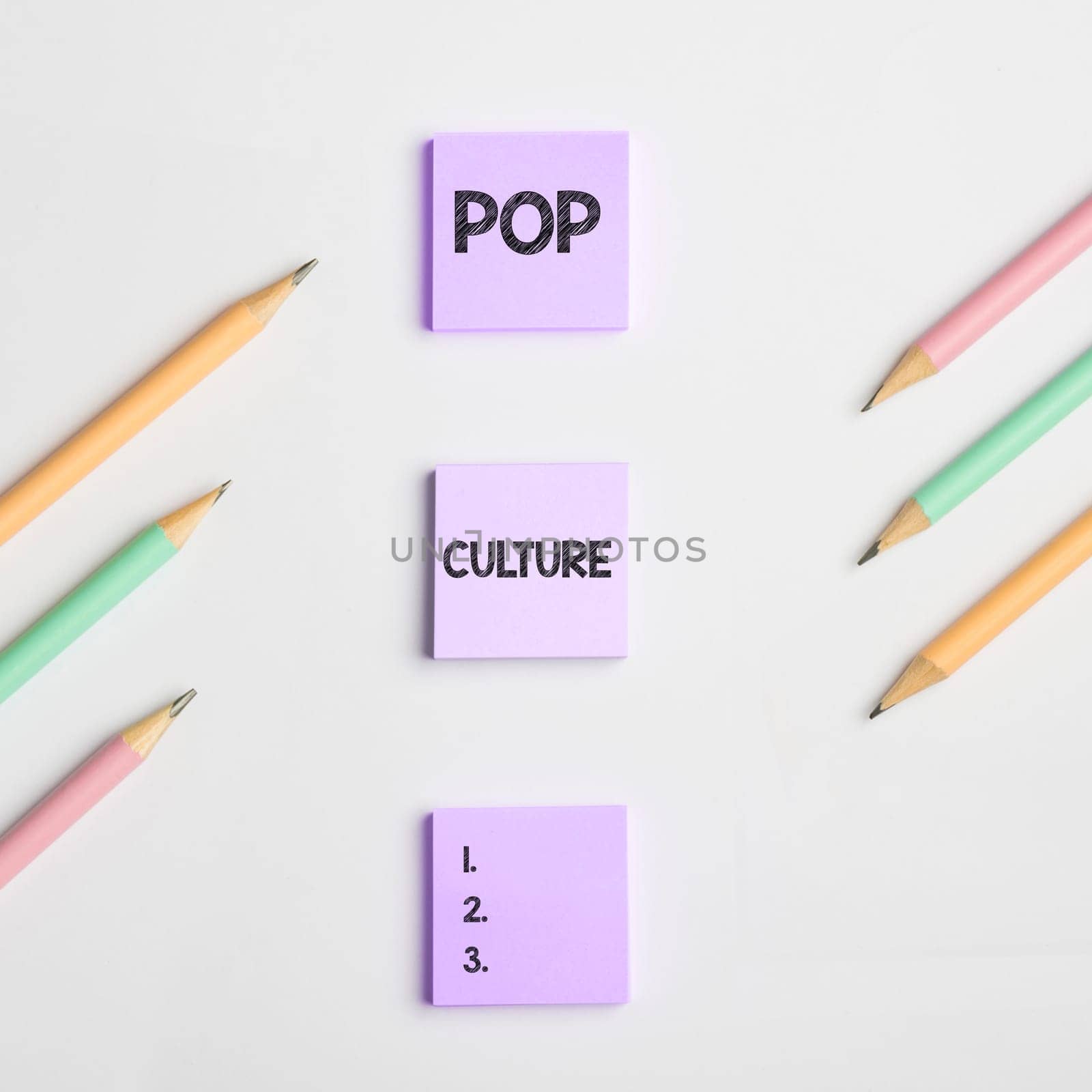 Writing displaying text Pop Culture, Word Written on describes the lifestyle and tastes of the majority of mostly younger people