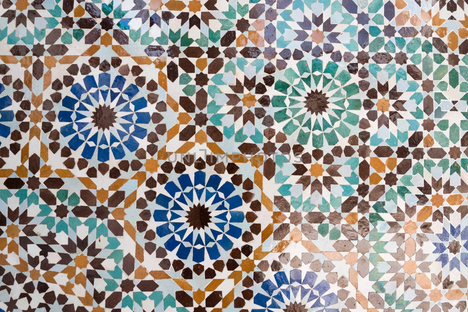 Wall decoration of the Grande Mosquee de Paris, France