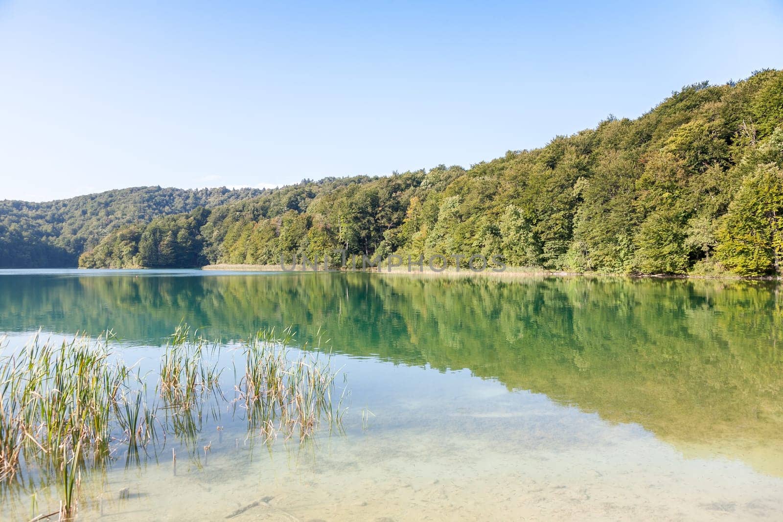 Plitvice lakes of Croatia - national park in autumn
