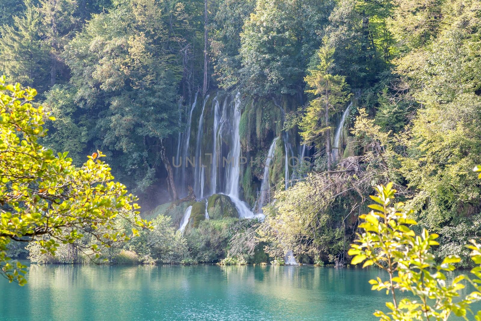Plitvice lakes of Croatia - national park in autumn