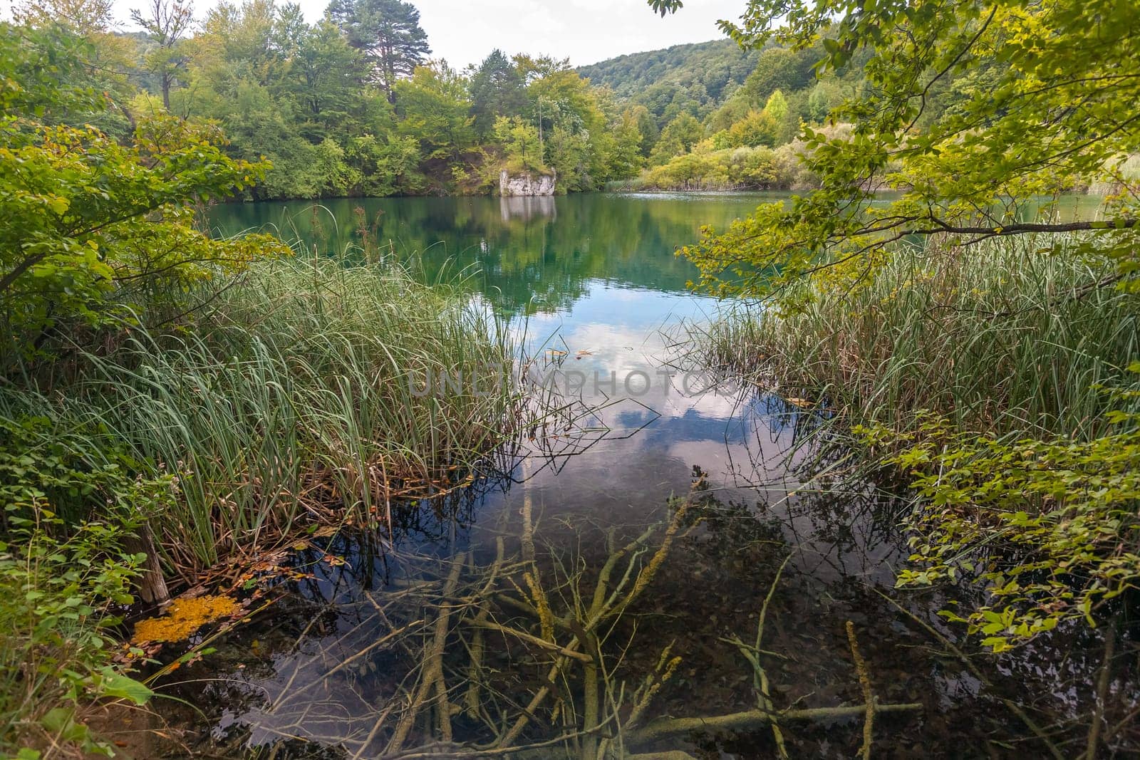 Plitvice lakes of Croatia - national park in autumn