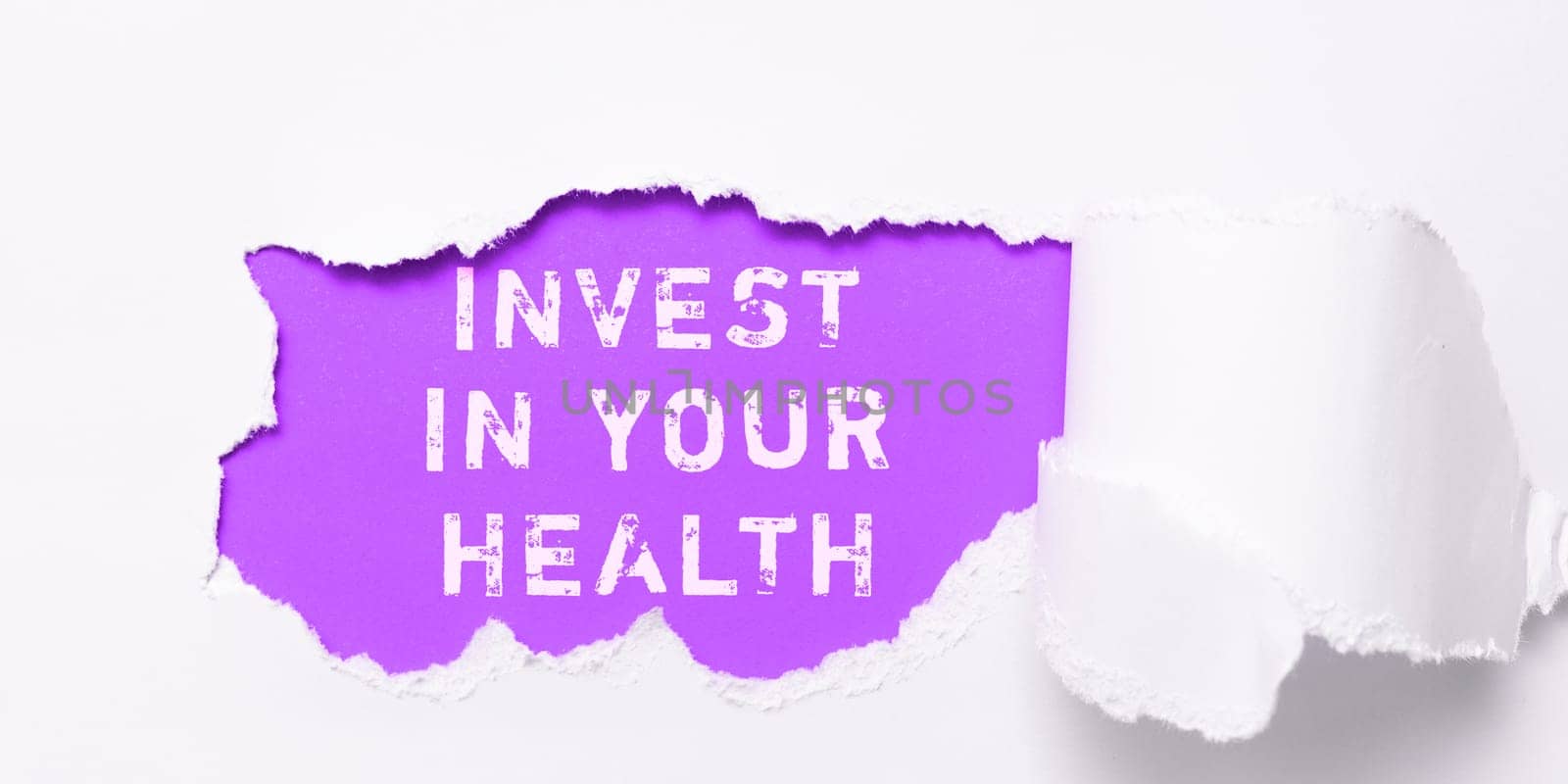 Sign displaying Invest In Your Health, Conceptual photo Live a Healthy Lifestyle Quality Food for Wellness