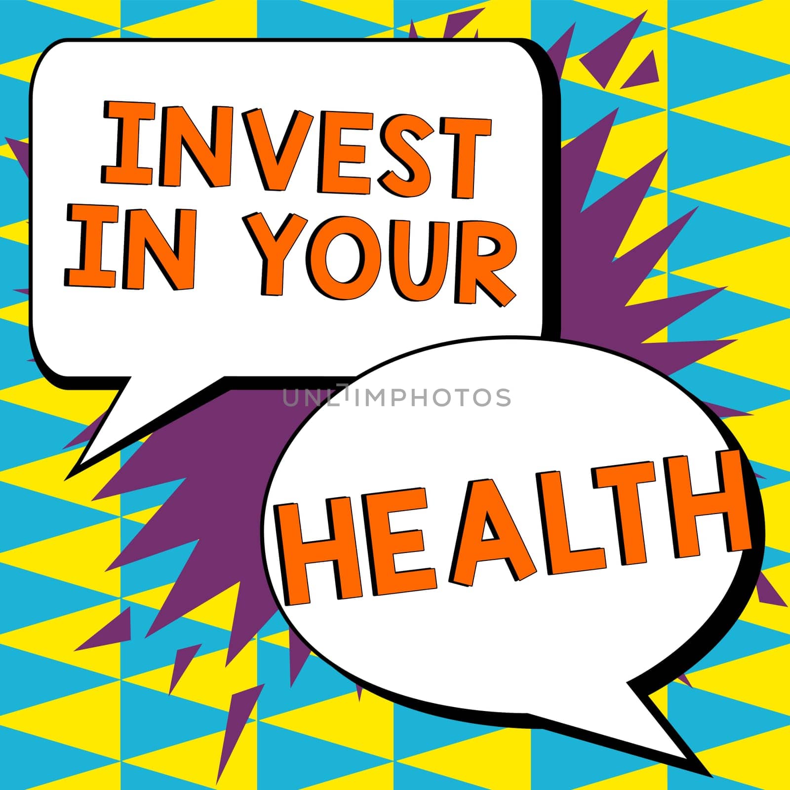 Writing displaying text Invest In Your Health, Business concept Live a Healthy Lifestyle Quality Food for Wellness