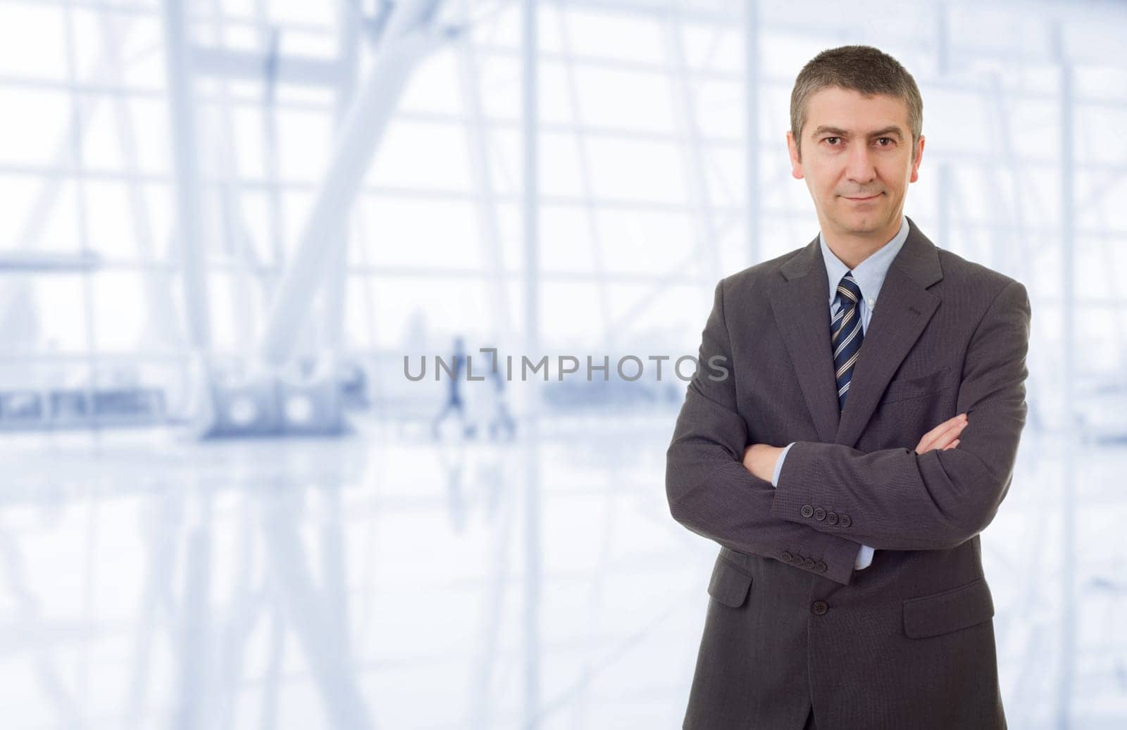 happy business man portrait at the office