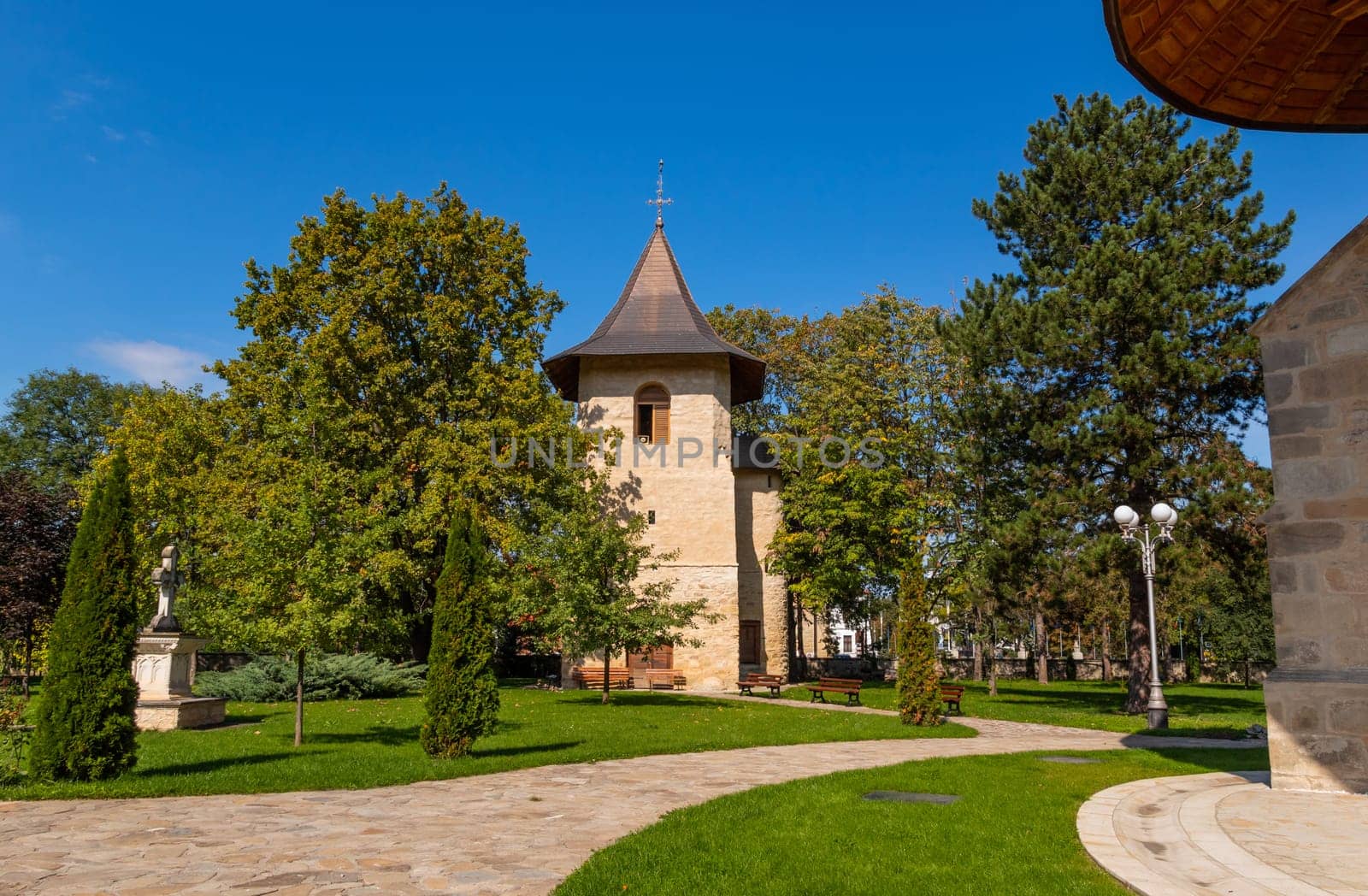 Humor Monastery, Suceava County, Moldavia, Romania: One of the famous churches of Moldavia. This is the Dormition of the Mother of God Church.
