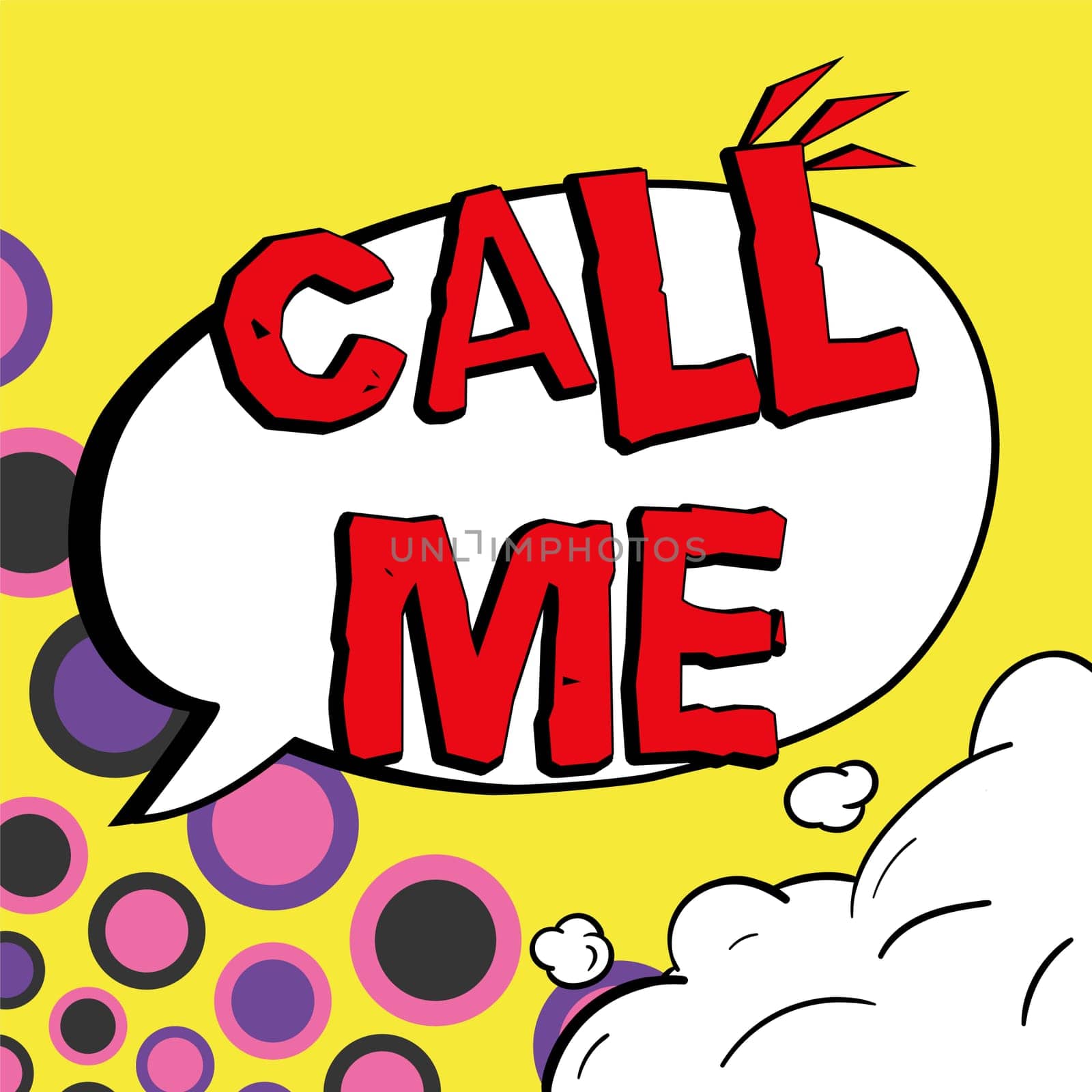 Hand writing sign Call Me, Business showcase Asking for communication by telephone to talk about something