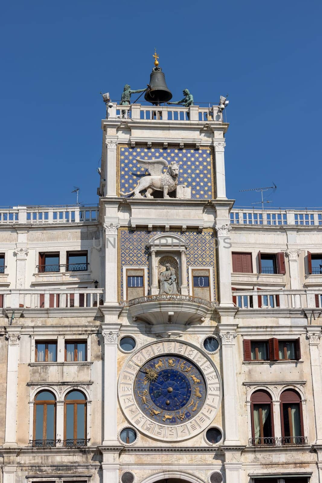 Torre dell Orologio - St Mark s clocktower in Venice, Italy