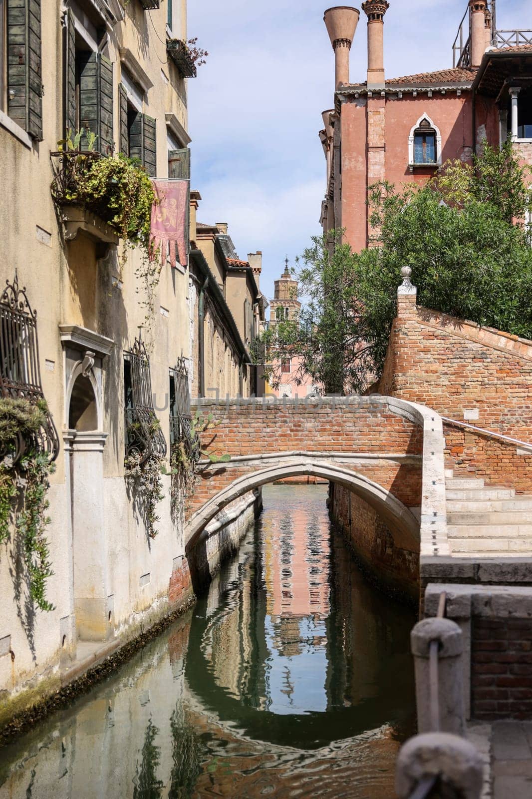 Peaceful and charming district of Dorsoduro in Venice. Italy