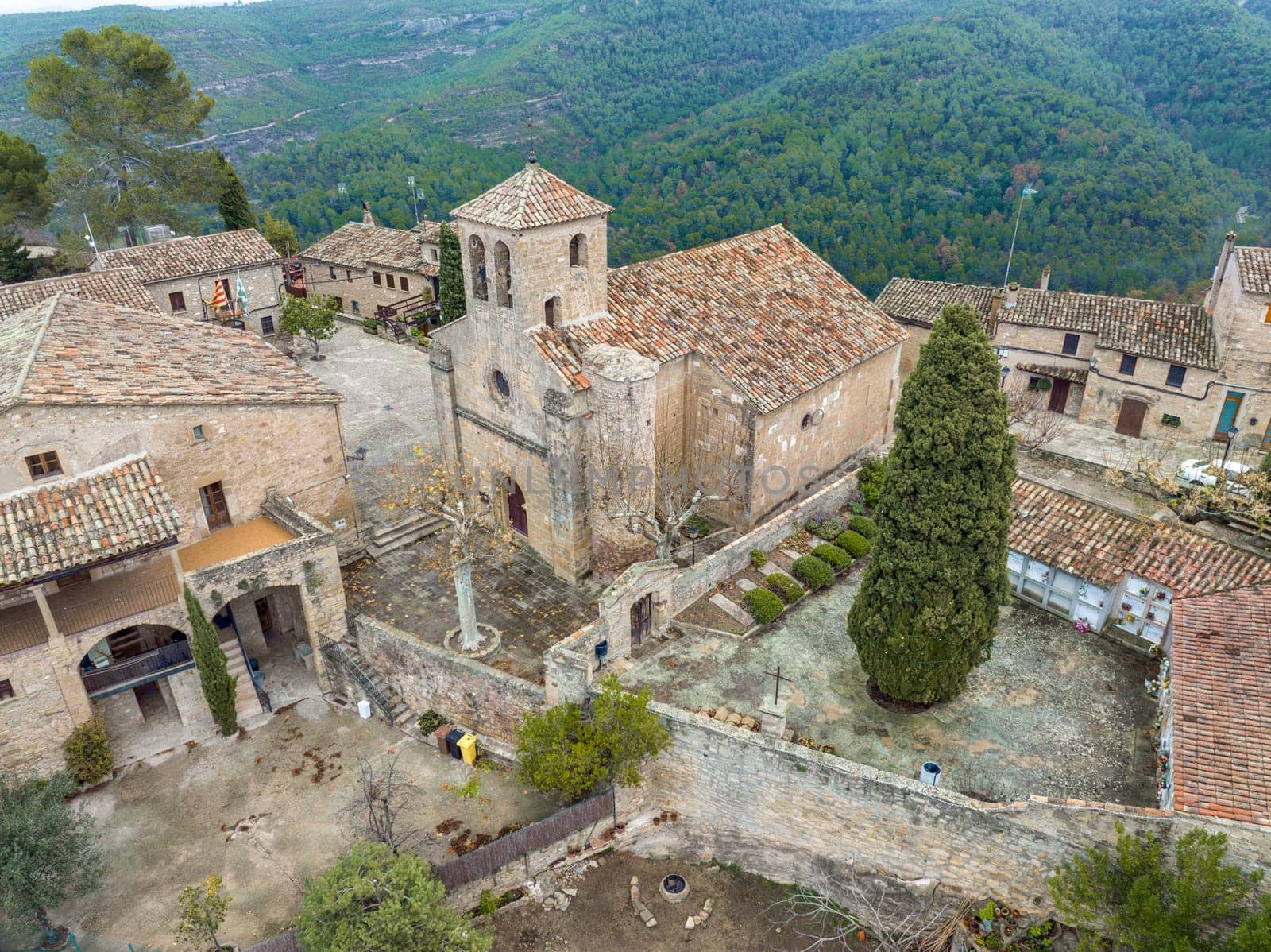 Santa Maria de Talamanca is a Romanesque church in the municipality of Talamanca Bages, province of Barcelona, included in the Inventory of the Architectural Heritage of Catalonia.