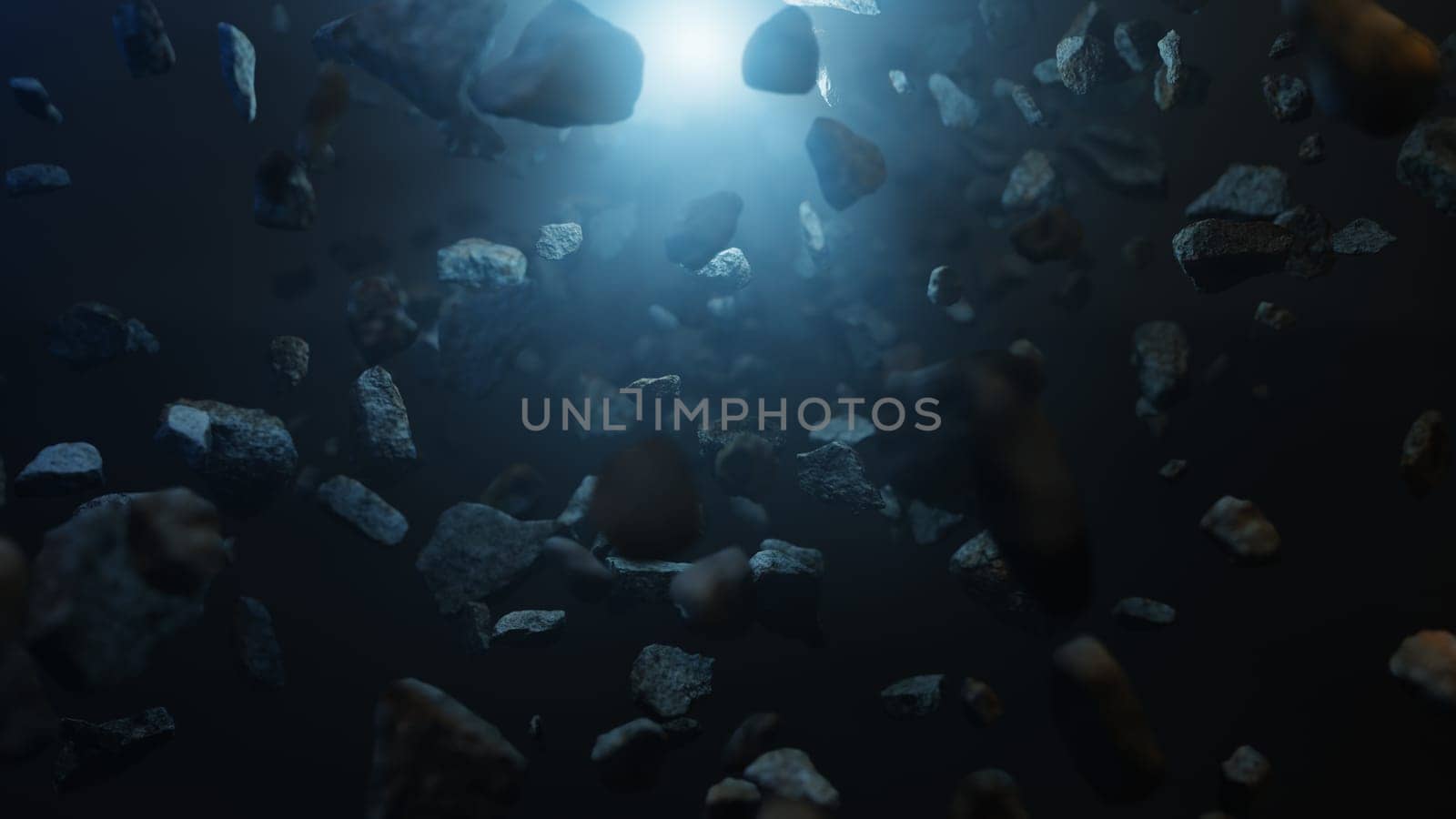 3D illustration Background for advertising and wallpaper in nature and advertising scene. 3D rendering in decorative concept