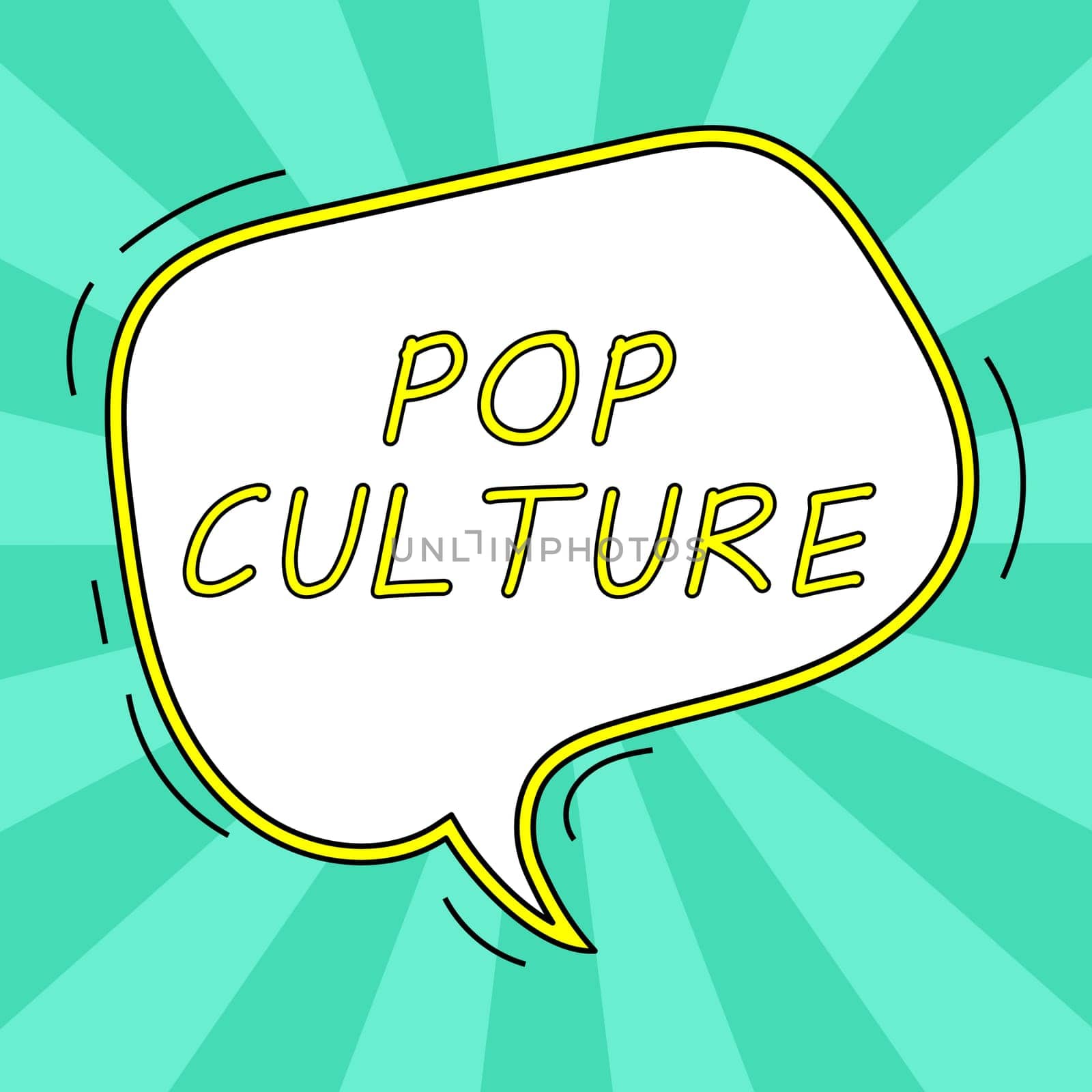 Writing displaying text Pop Culture, Word Written on describes the lifestyle and tastes of the majority of mostly younger people