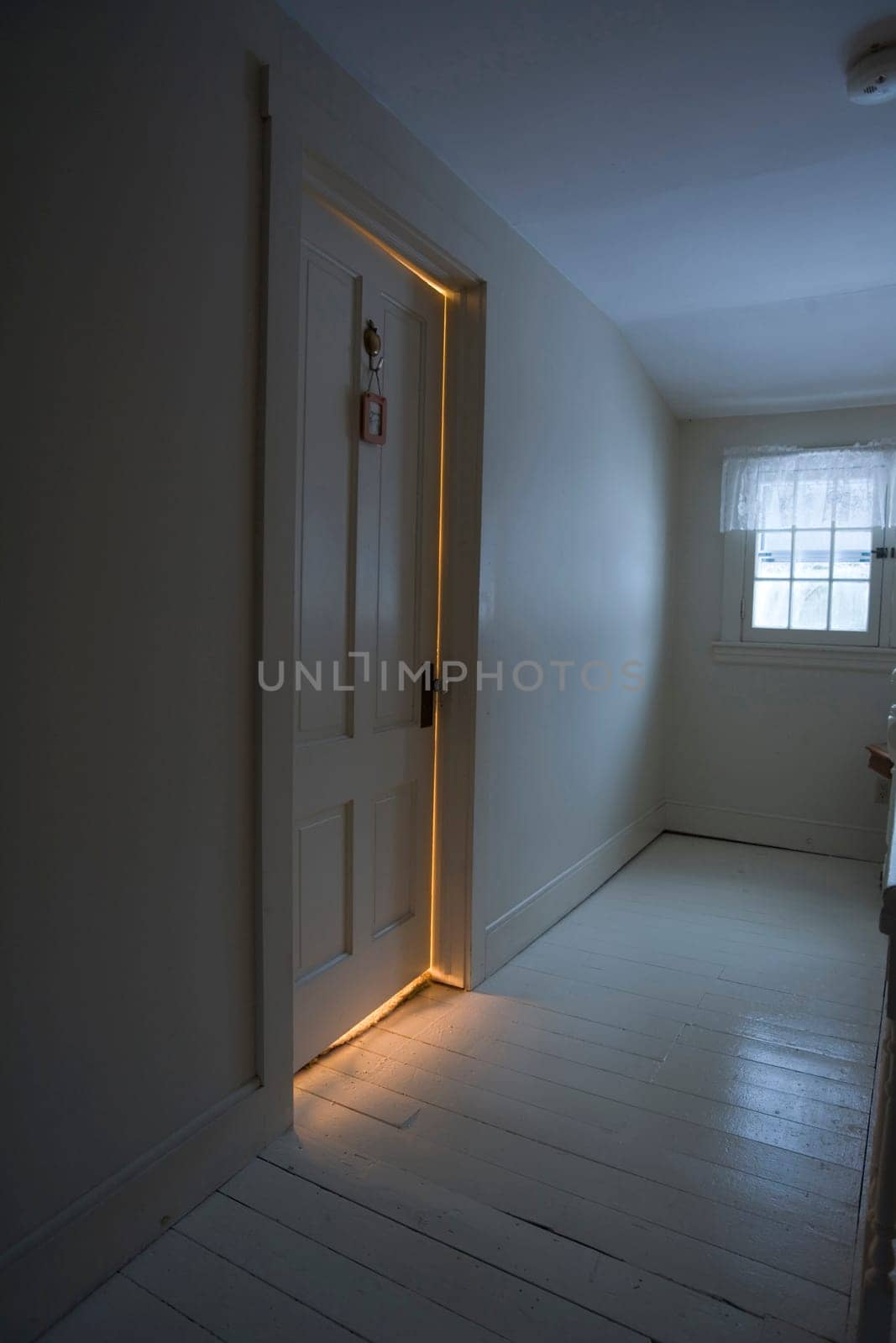 What is behind the closed door?