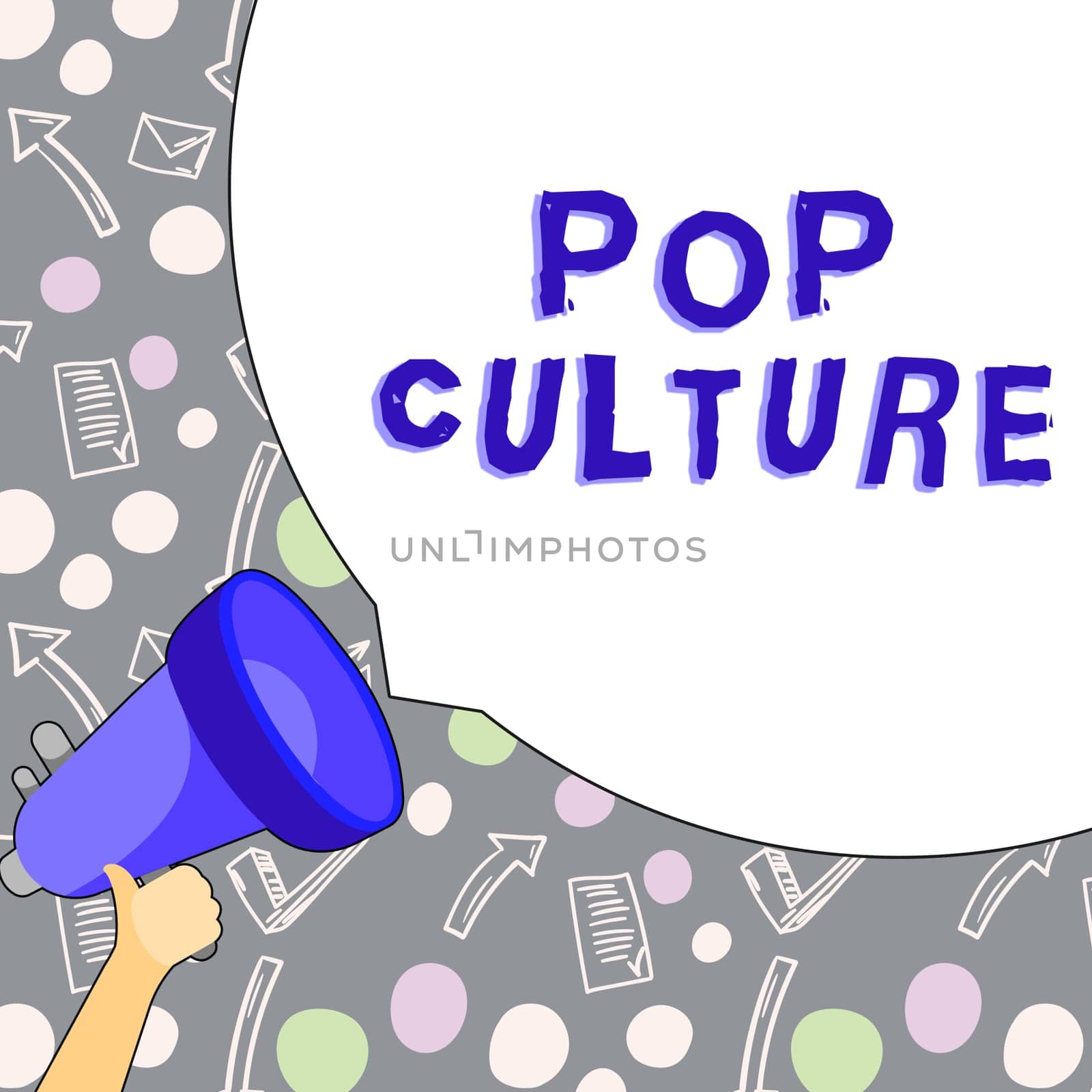 Hand writing sign Pop Culture, Business showcase describes the lifestyle and tastes of the majority of mostly younger people