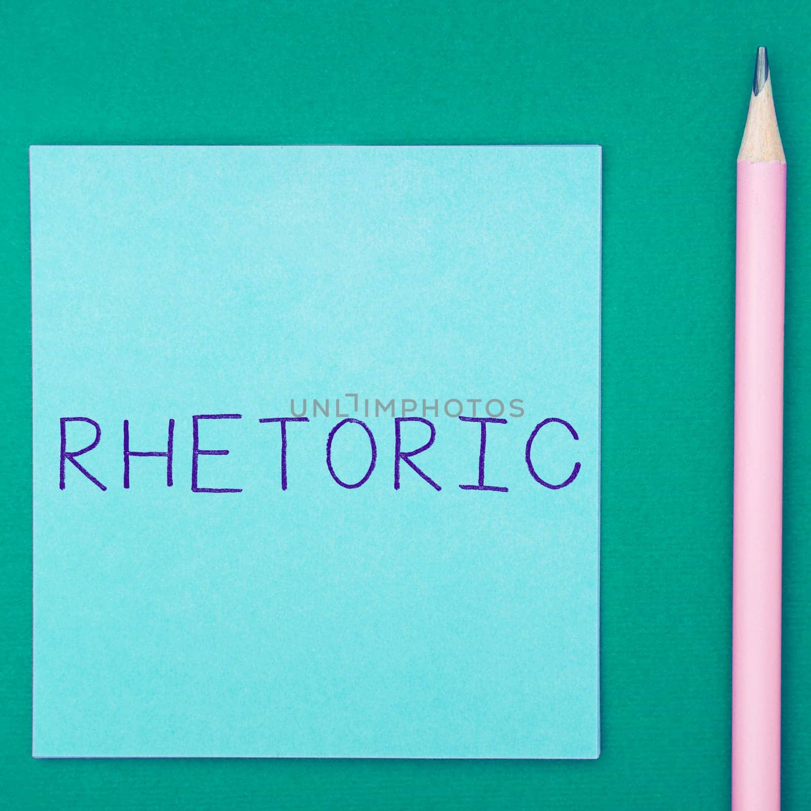 Handwriting text Rhetoric, Business idea study of writing or speaking as mean of communication or persuasion