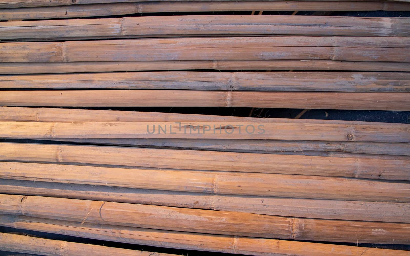 Dirty dry bark bamboo wood texture background for weaving  handcraft