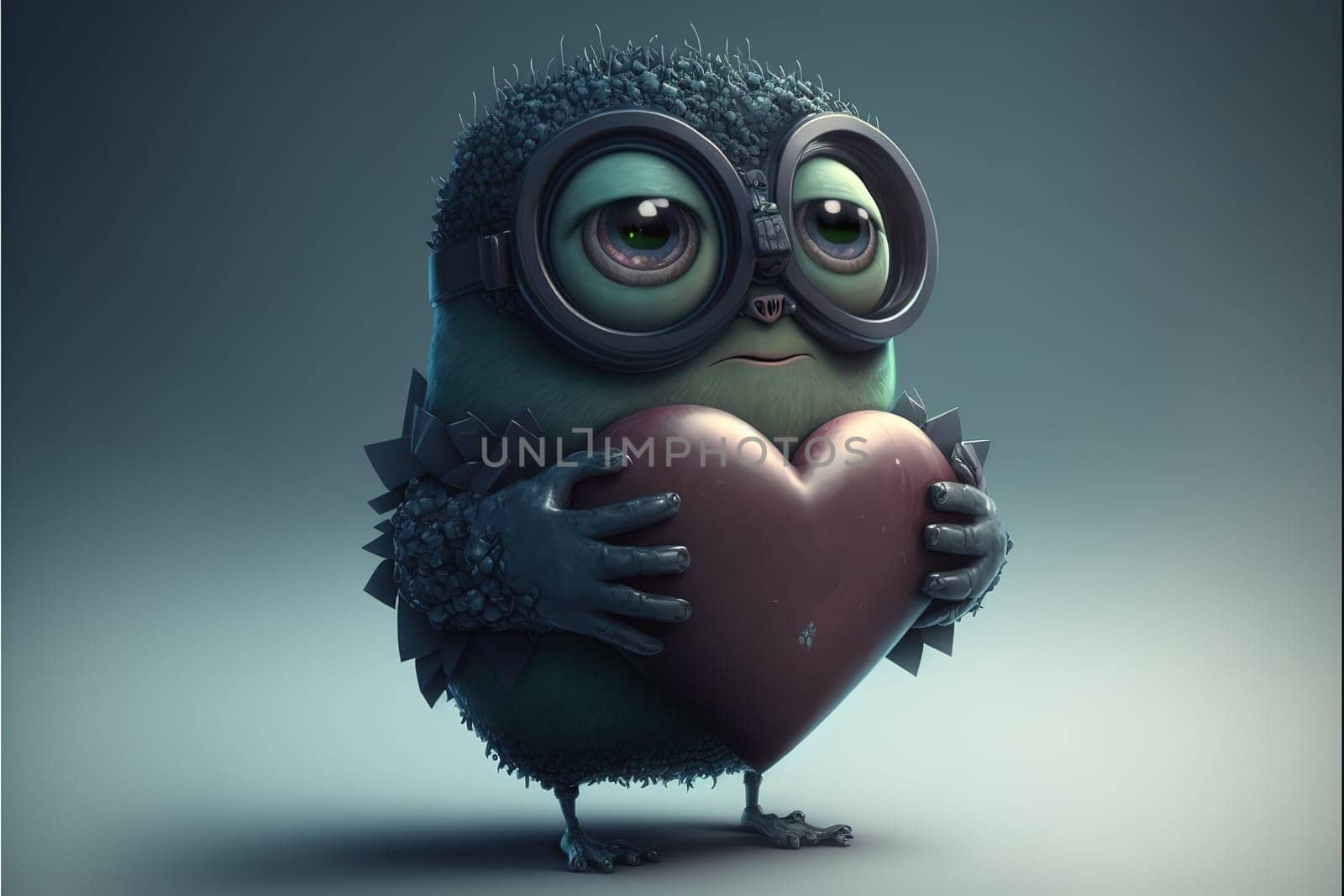 Heart Shaped Character.