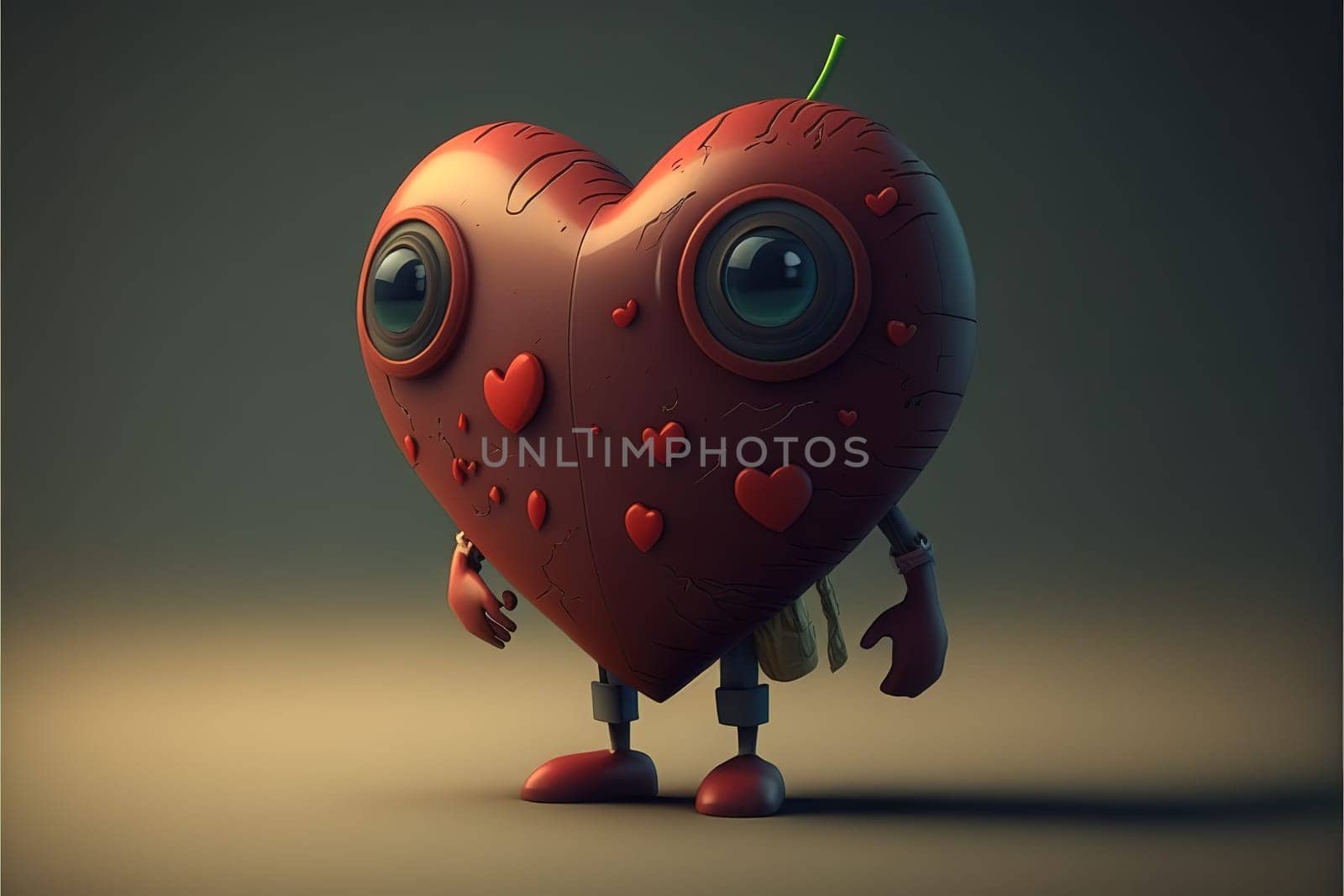 Heart Shaped Character.