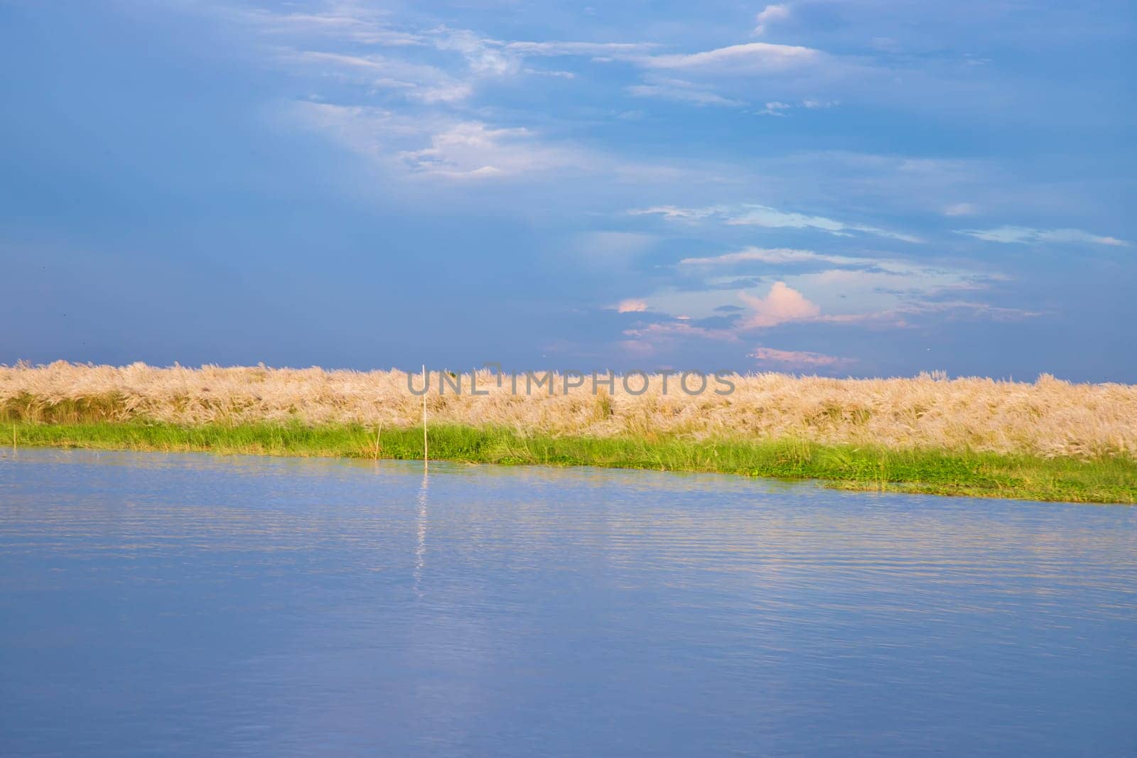Beautiful landscape view of Padma river in Bangladesh