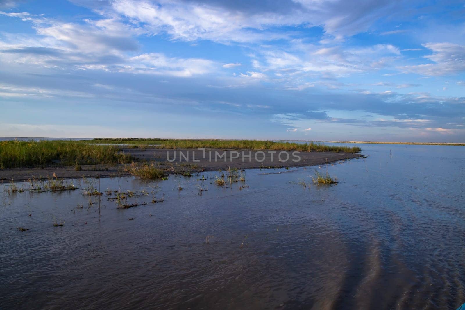 Beautiful landscape view of Padma river in Bangladesh