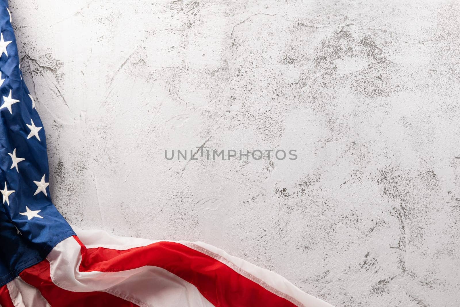 Presidents' Day. Banner template design of presidents day concept, flag of United States or USA on abstract Background, happy remembrance day