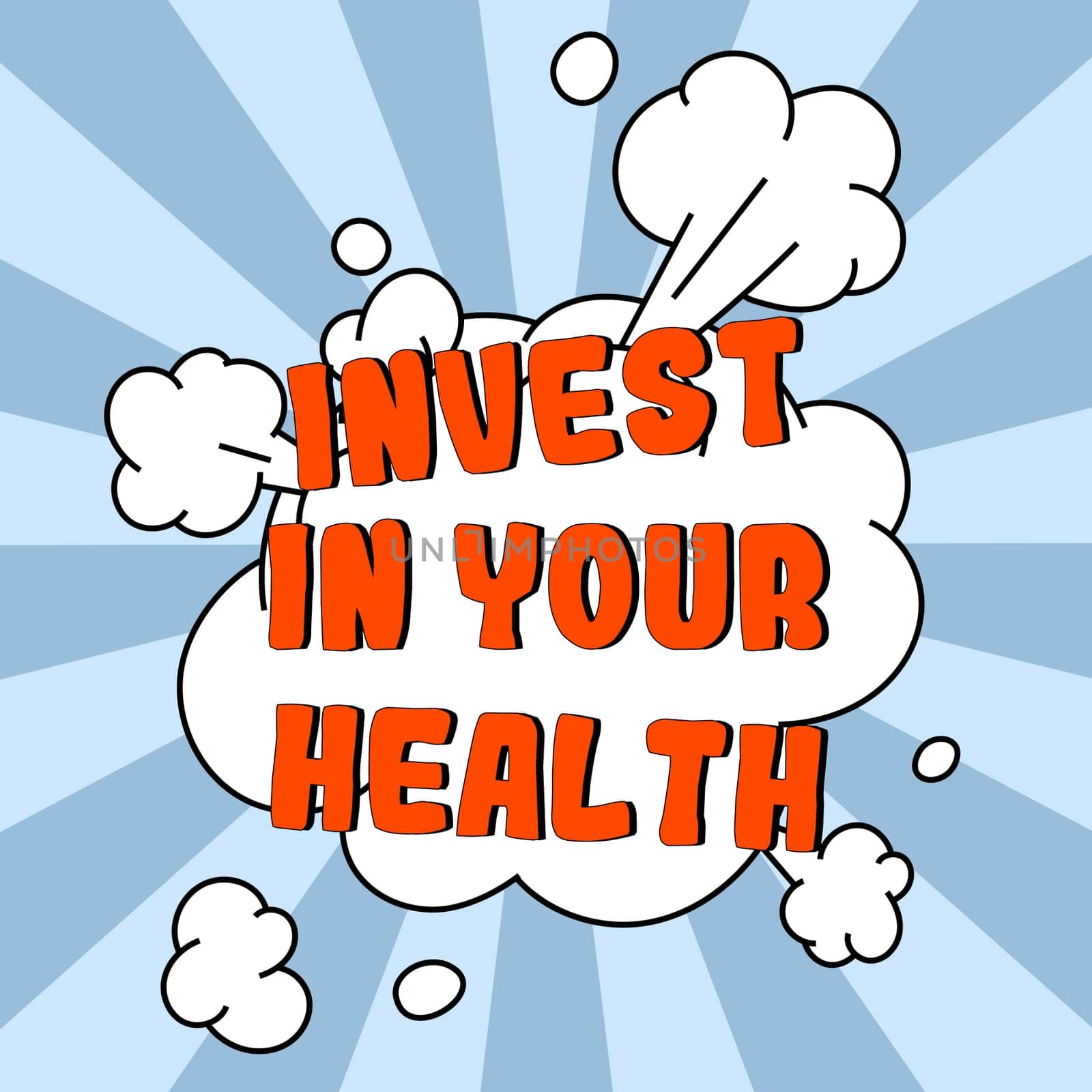 Handwriting text Invest In Your Health, Word Written on Live a Healthy Lifestyle Quality Food for Wellness