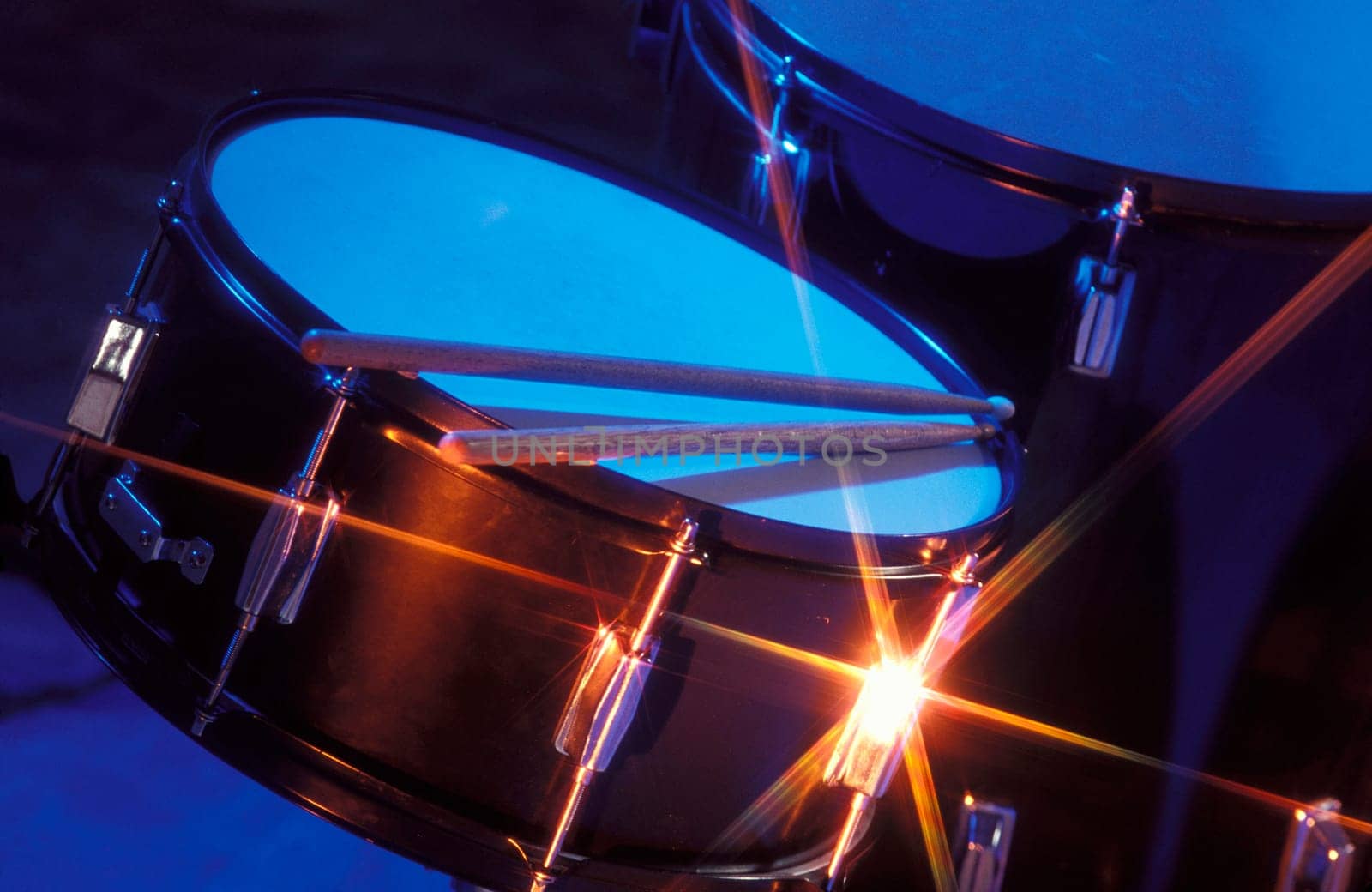 Drums in a night club.