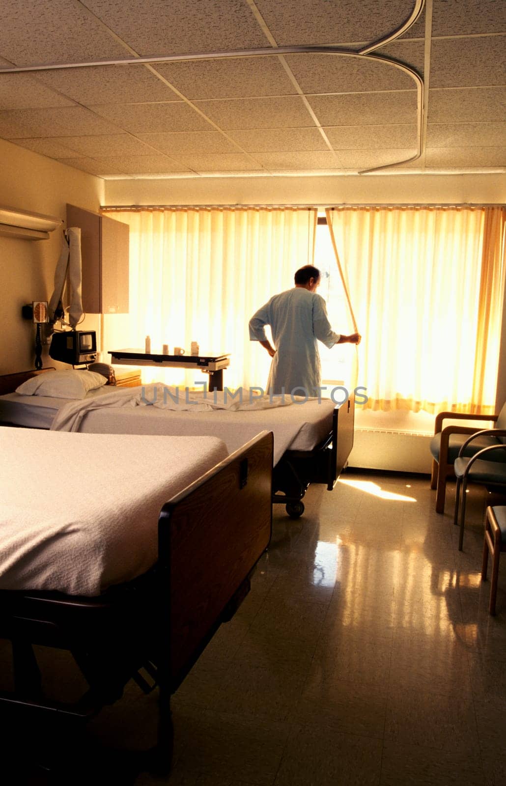 Patient in hospital.