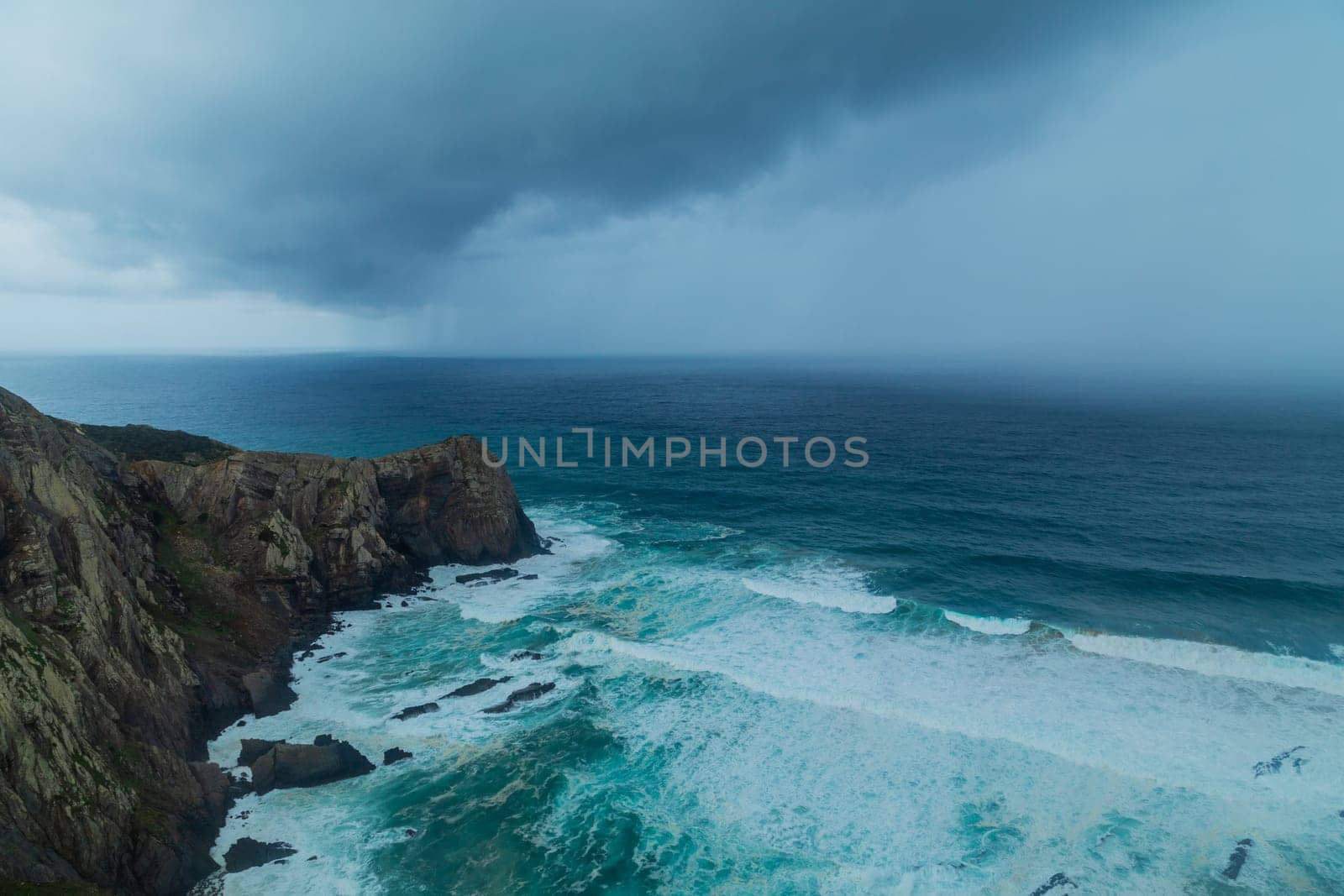 Cliffs in the Algarve West Coast, near Sagres, Portugal