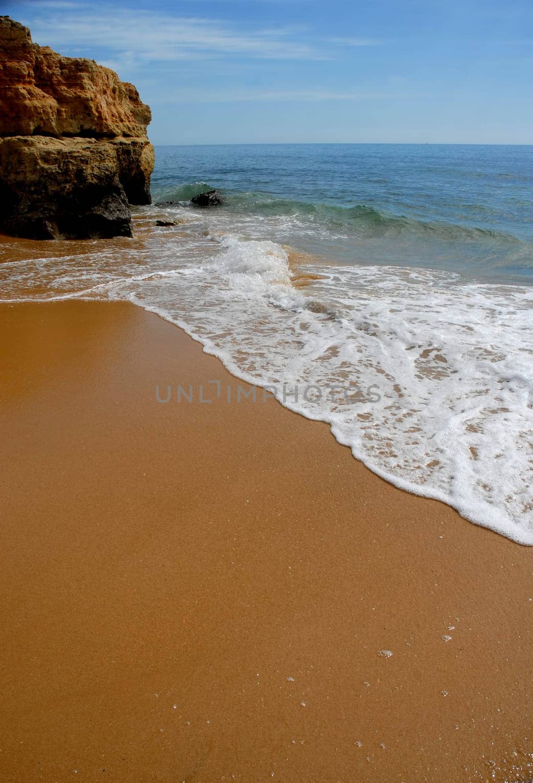 small beach at algarve, the south of portugal