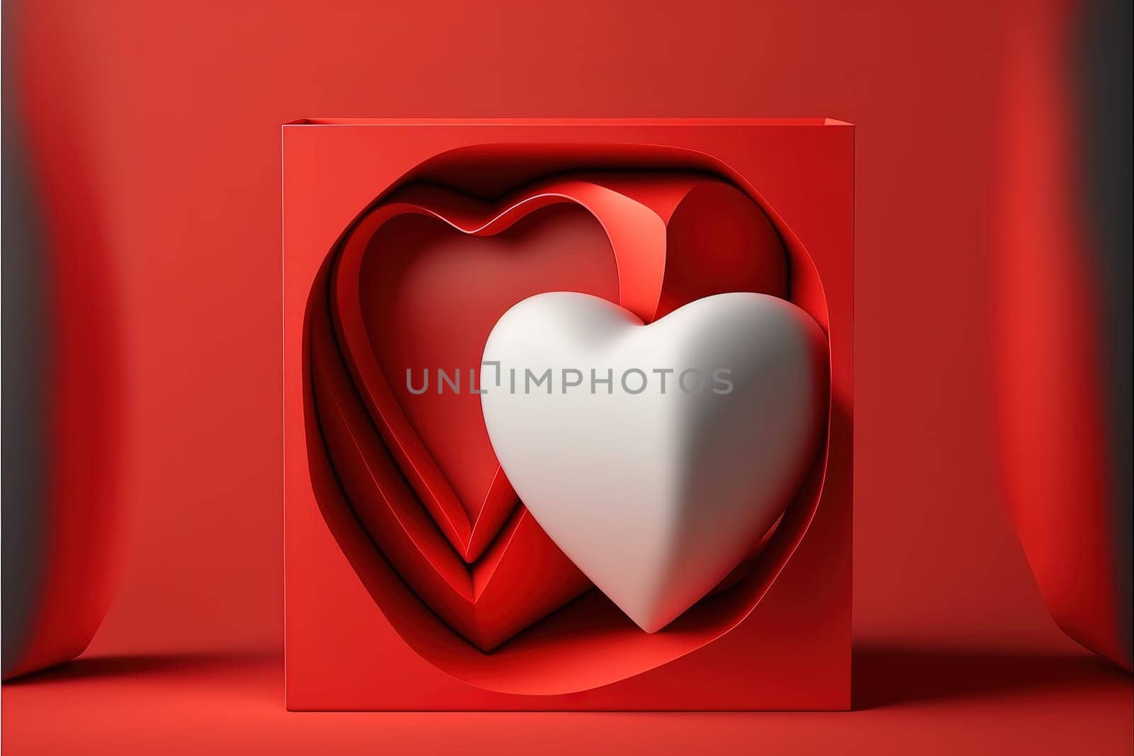 Love Valentine background concept for product presentation.