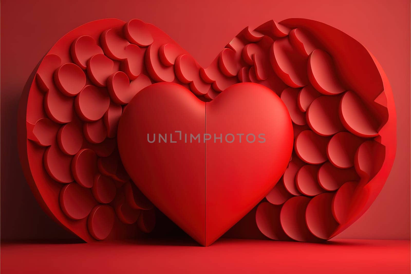Love Valentine background concept for product presentation.