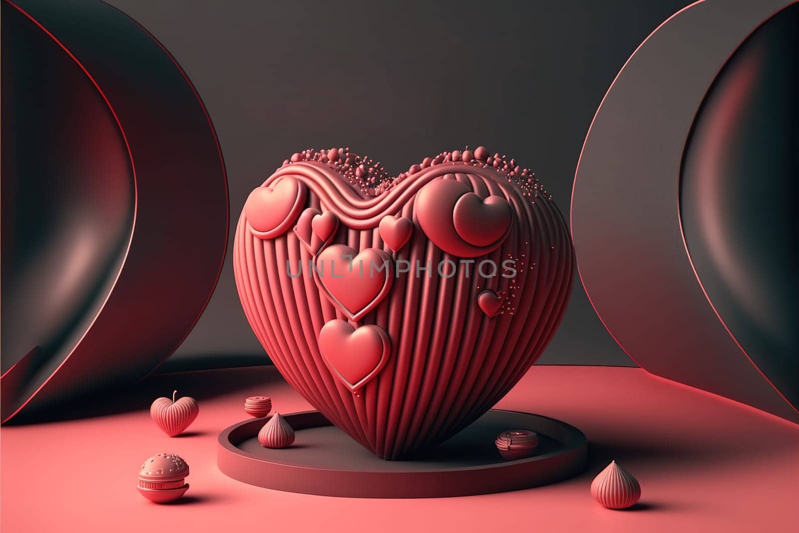 Valentine's Day concept, 14th February Love Day.