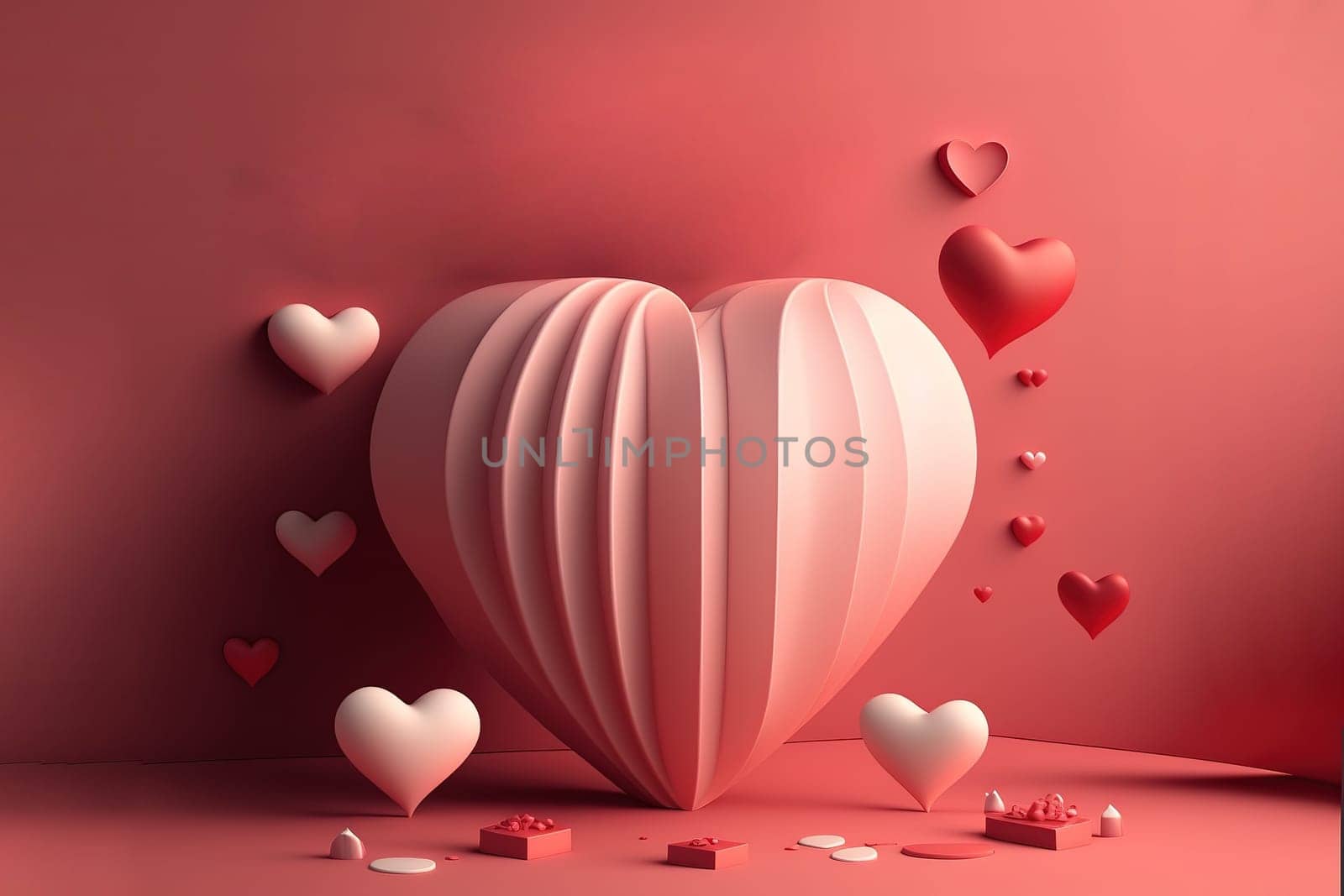 Valentine's Day concept, 14th February Love Day.