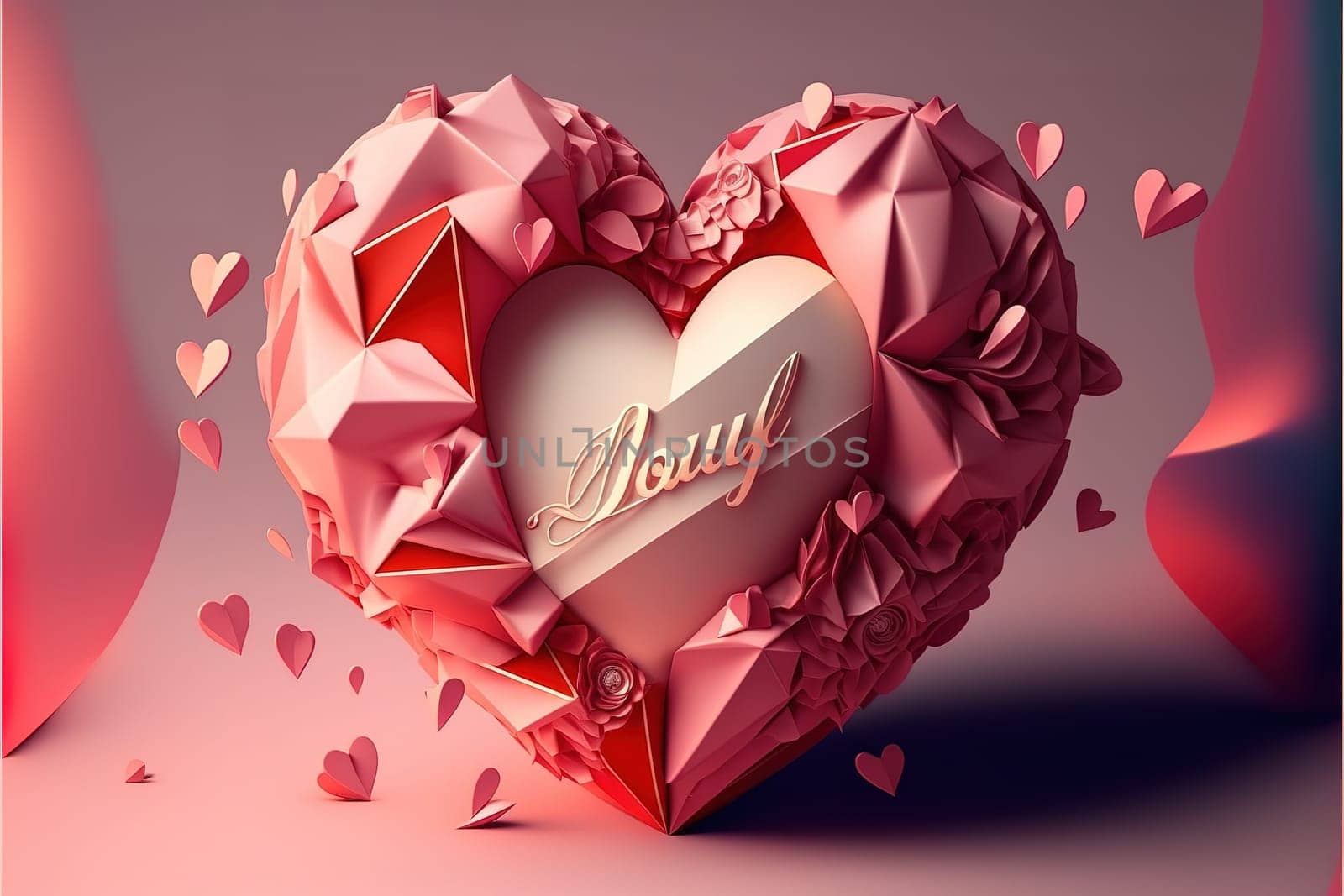 Valentine's Day concept, 14th February Love Day.